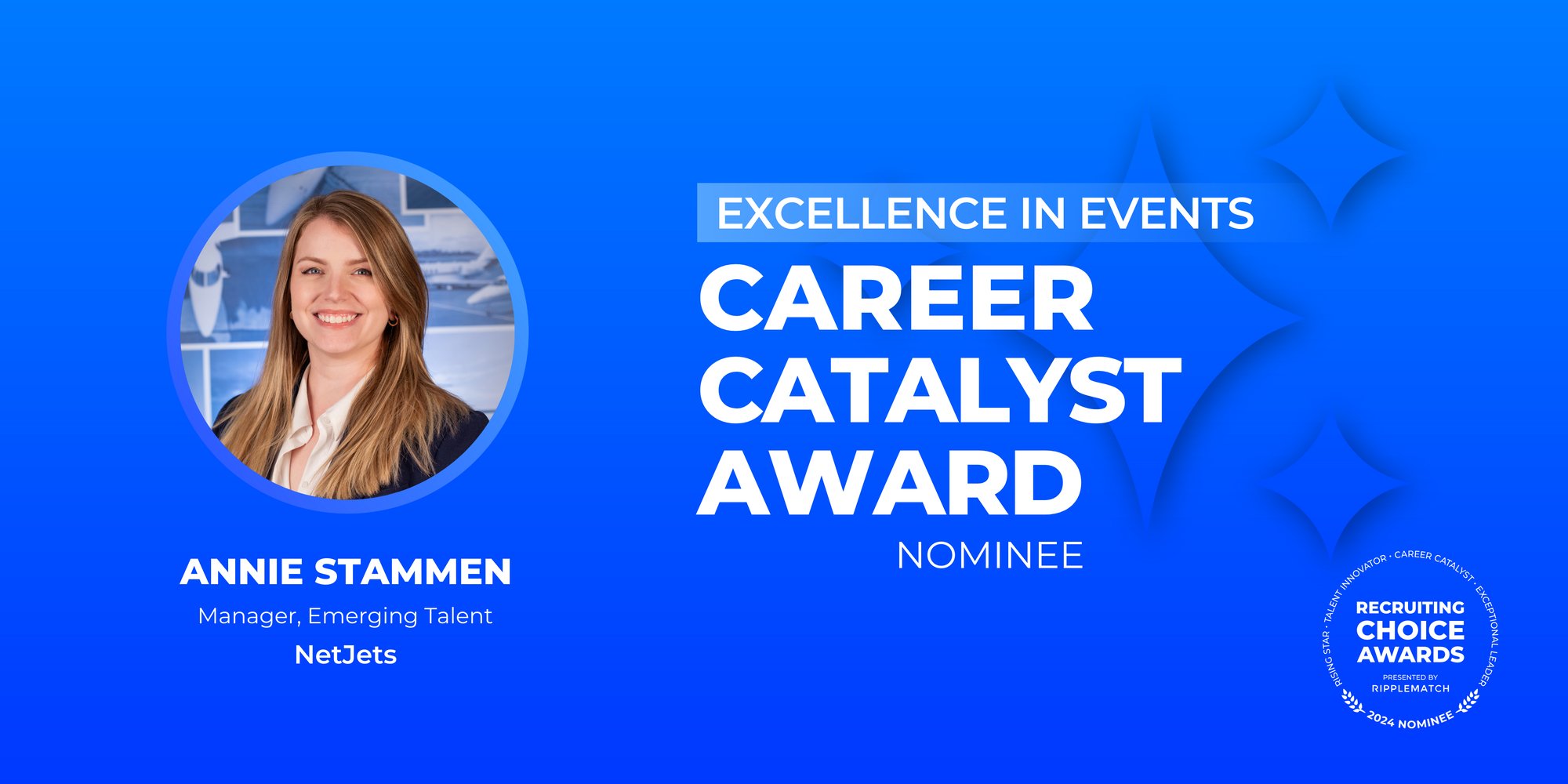 CAREER CATALYST - Excellence in Events - Annie Stammen