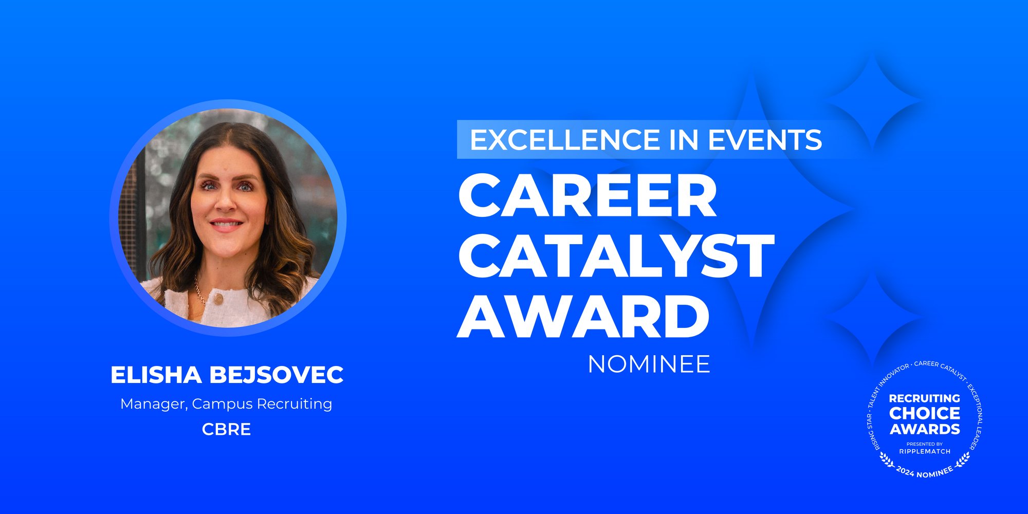 CAREER CATALYST - Excellence in Events - Elisha Bejsovec (1)