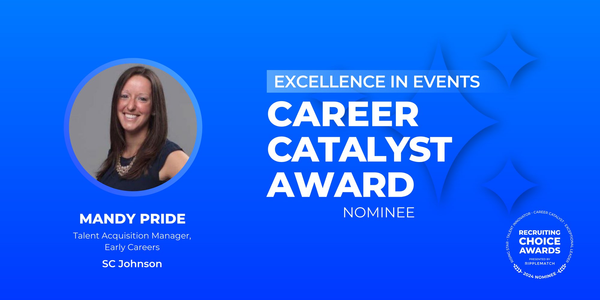 CAREER CATALYST - Excellence in Events - Mandy Pride-1