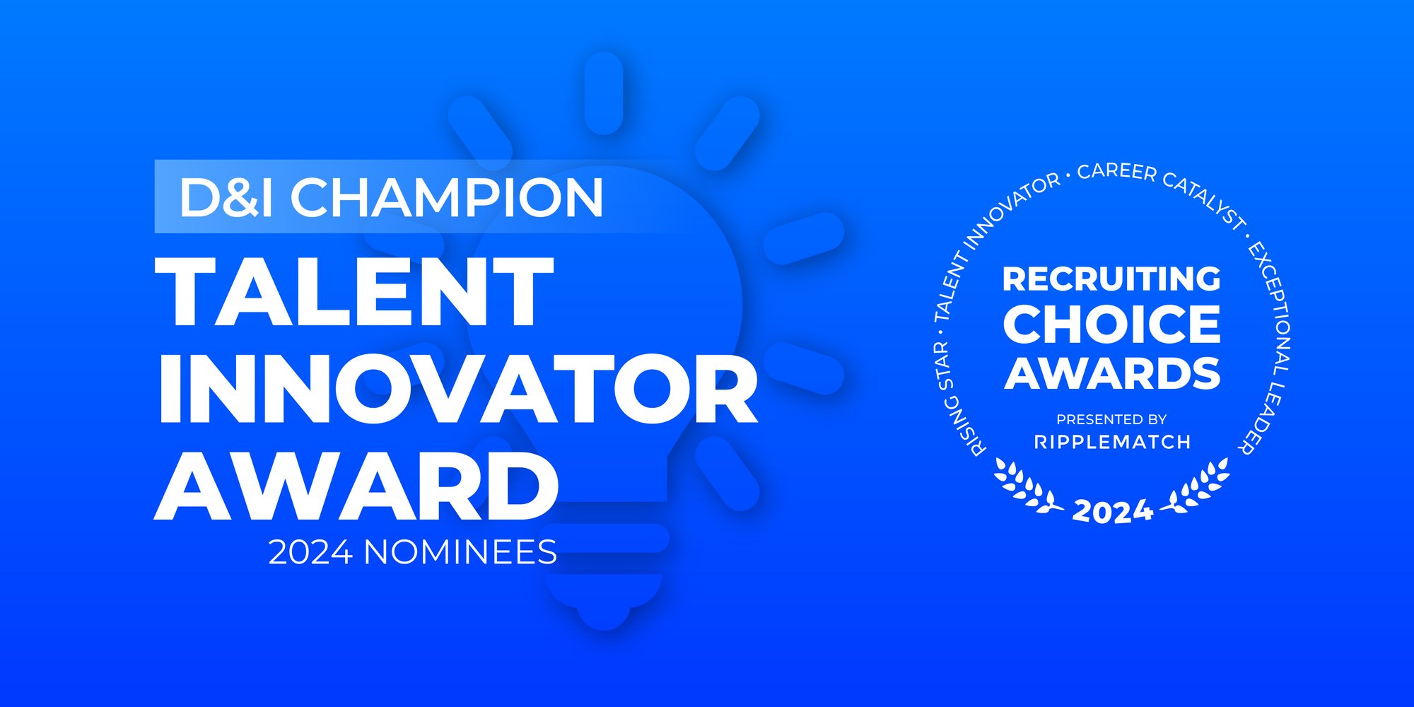 GROUP HEADER NOMINEES - TALENT INNOVATOR - D&I Champion