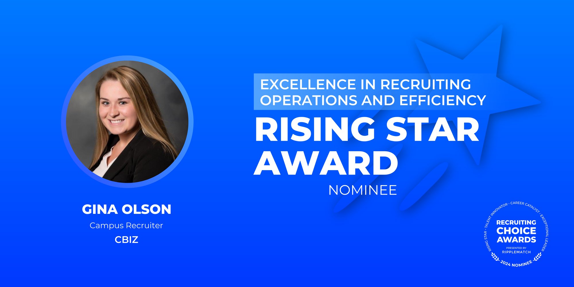 RISING STAR - Excellence in Recruiting Operations and Efficiency - Gina Olson-1