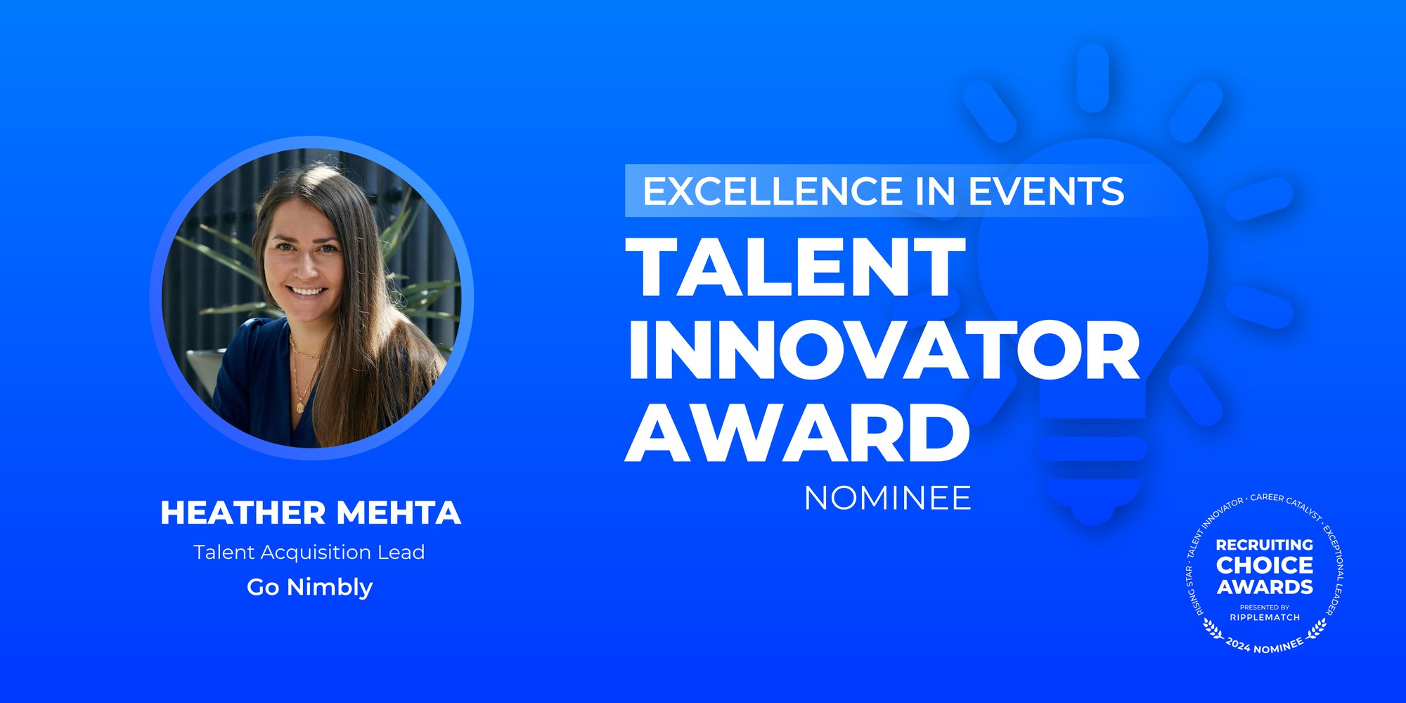 TALENT INNOVATOR - Excellence in Events - Heather Mehta-1