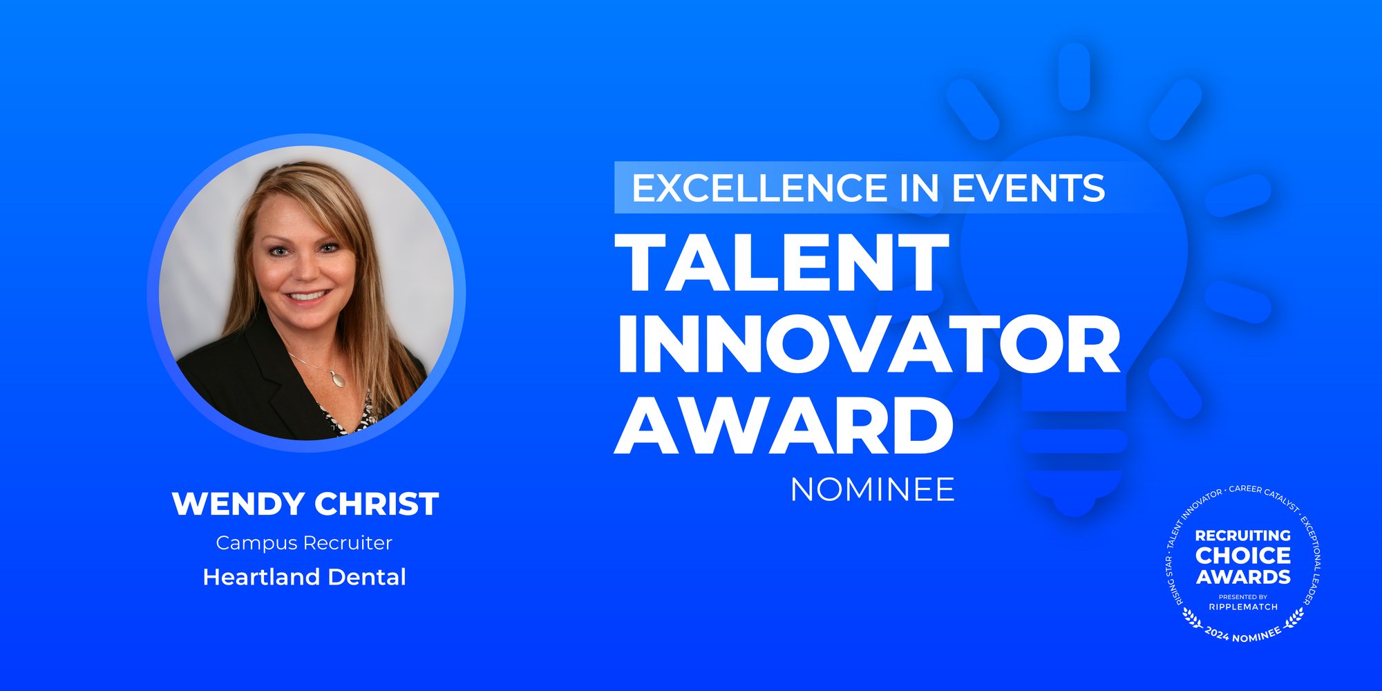 TALENT INNOVATOR - Excellence in Events - Wendy Christ-1