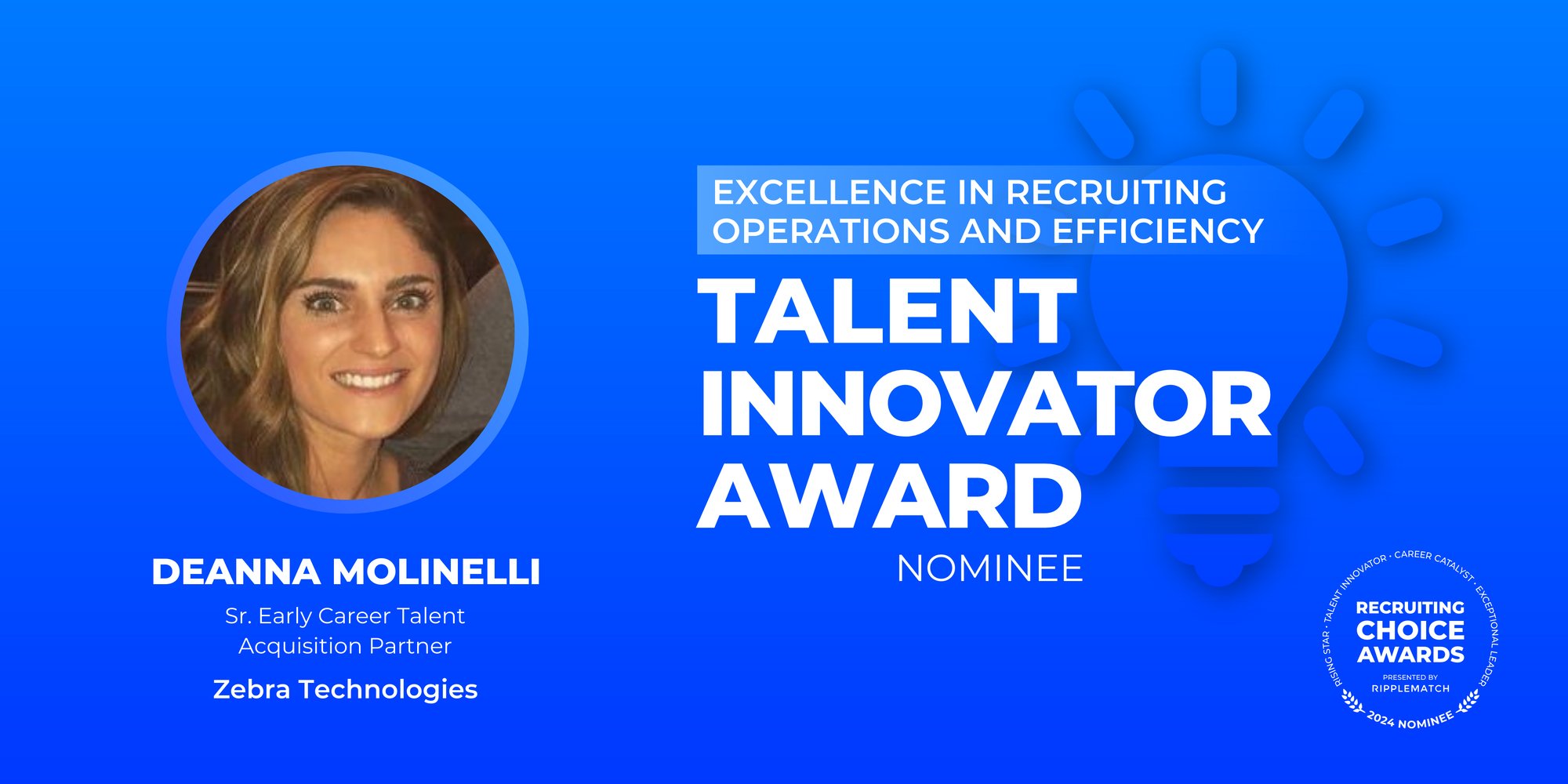 TALENT INNOVATOR - Excellence in Recruiting Operations and Efficiency - Deanna Molinelli-1