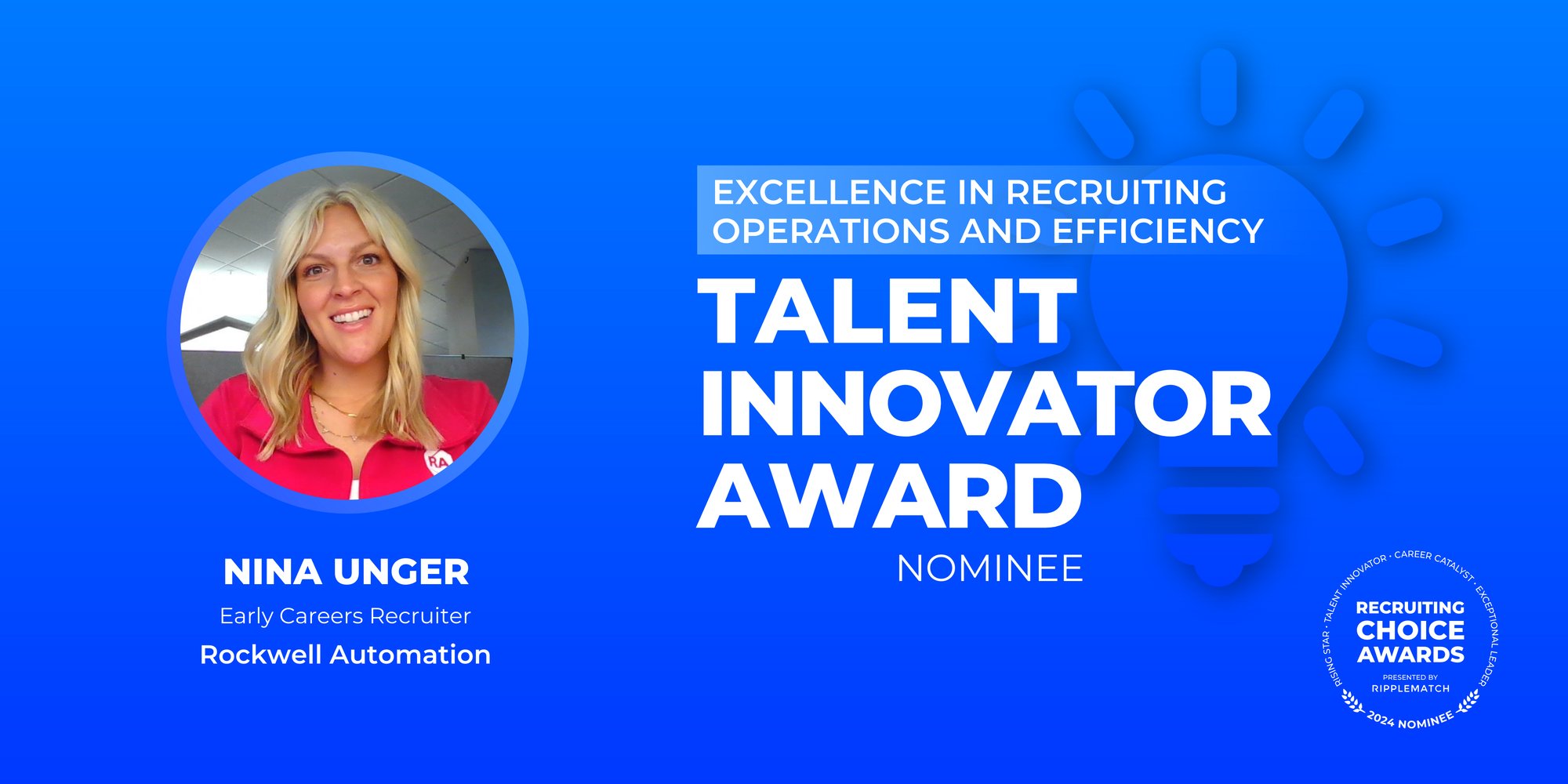 TALENT INNOVATOR - Excellence in Recruiting Operations and Efficiency - Nina Unger-1