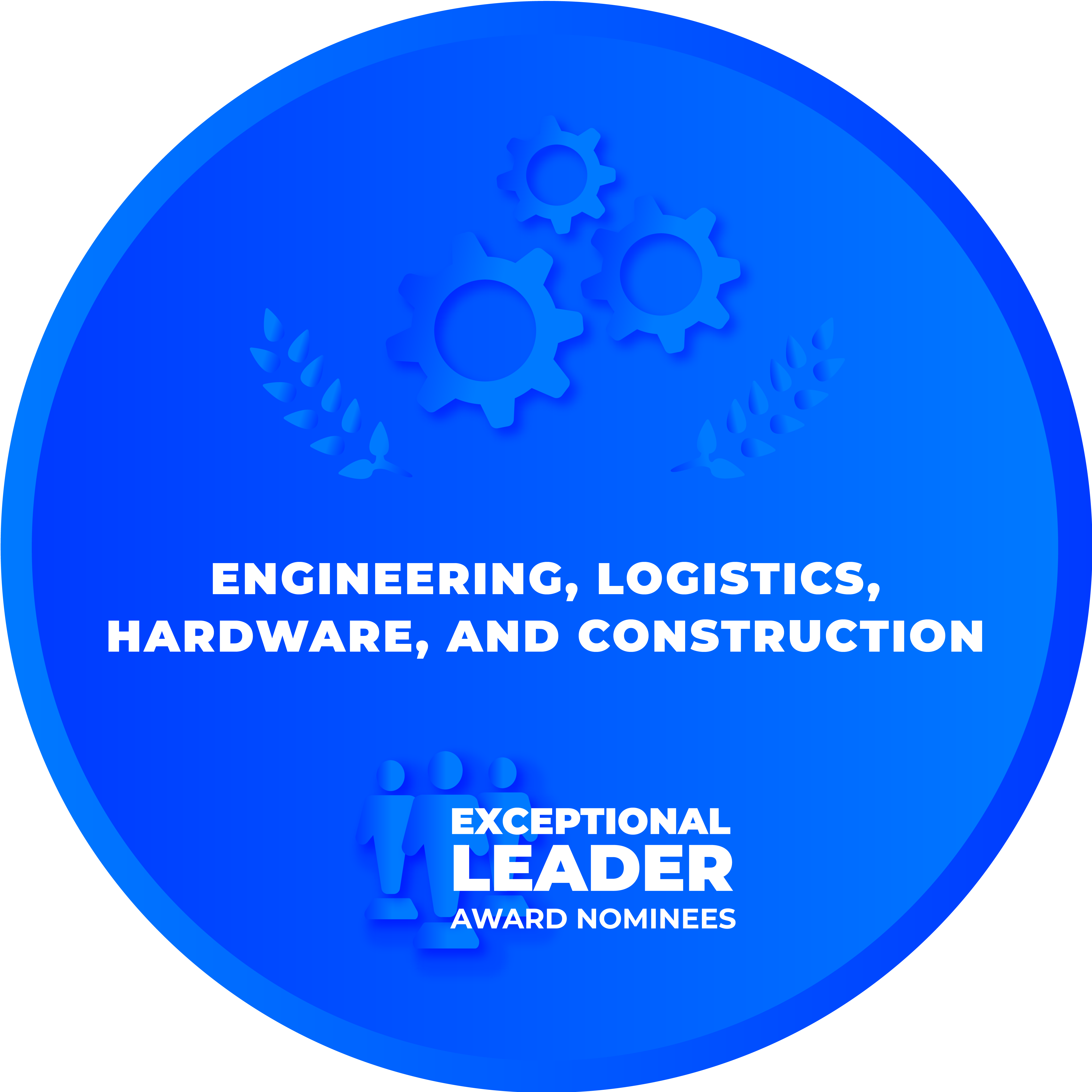 CRCA 2021 - Exceptional Leader Award - Engineering, Logistics, Hardware, and Construction Nominee Badge