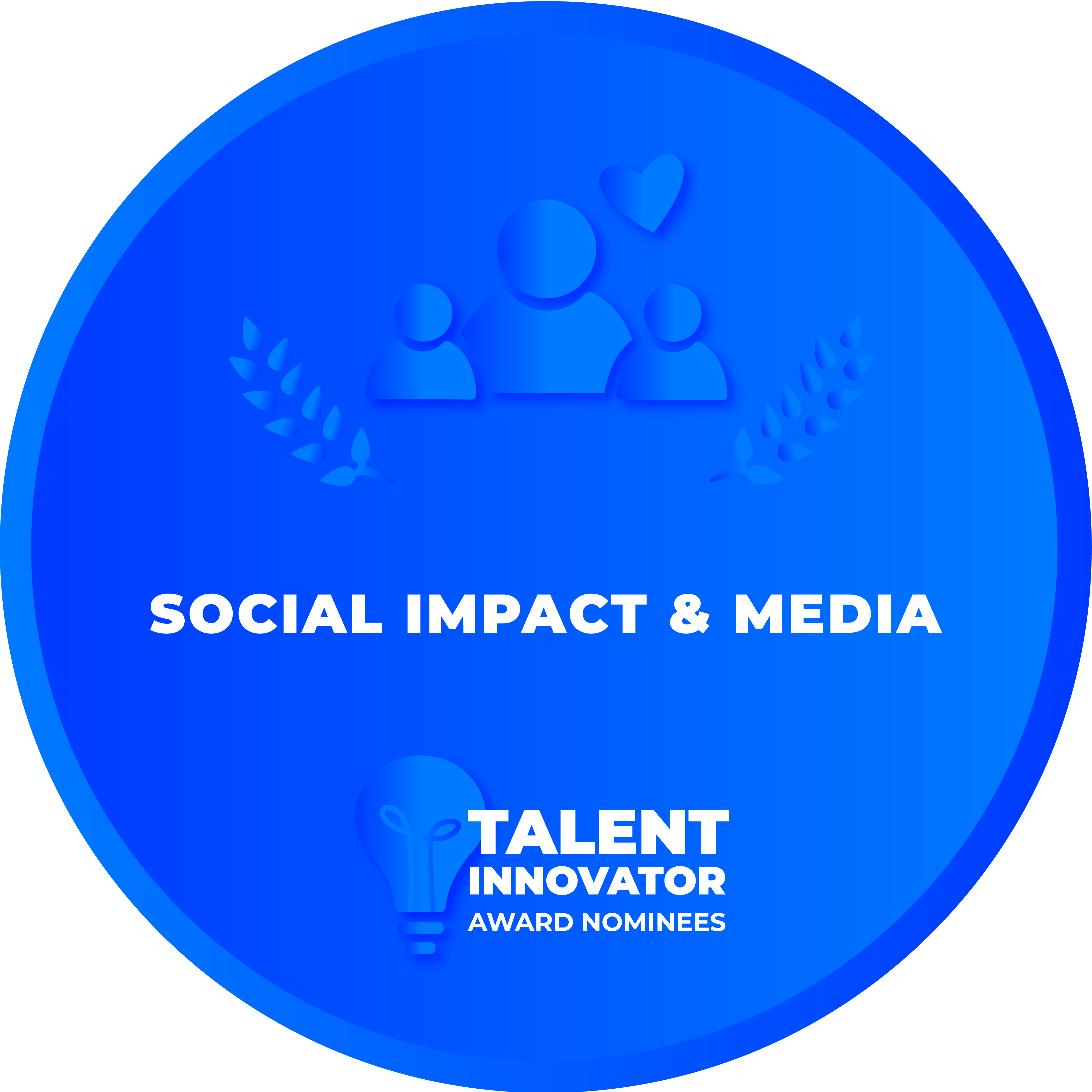CRCA 2021 - Talent Innovator Award - Social Impact & Media Nominee Badge