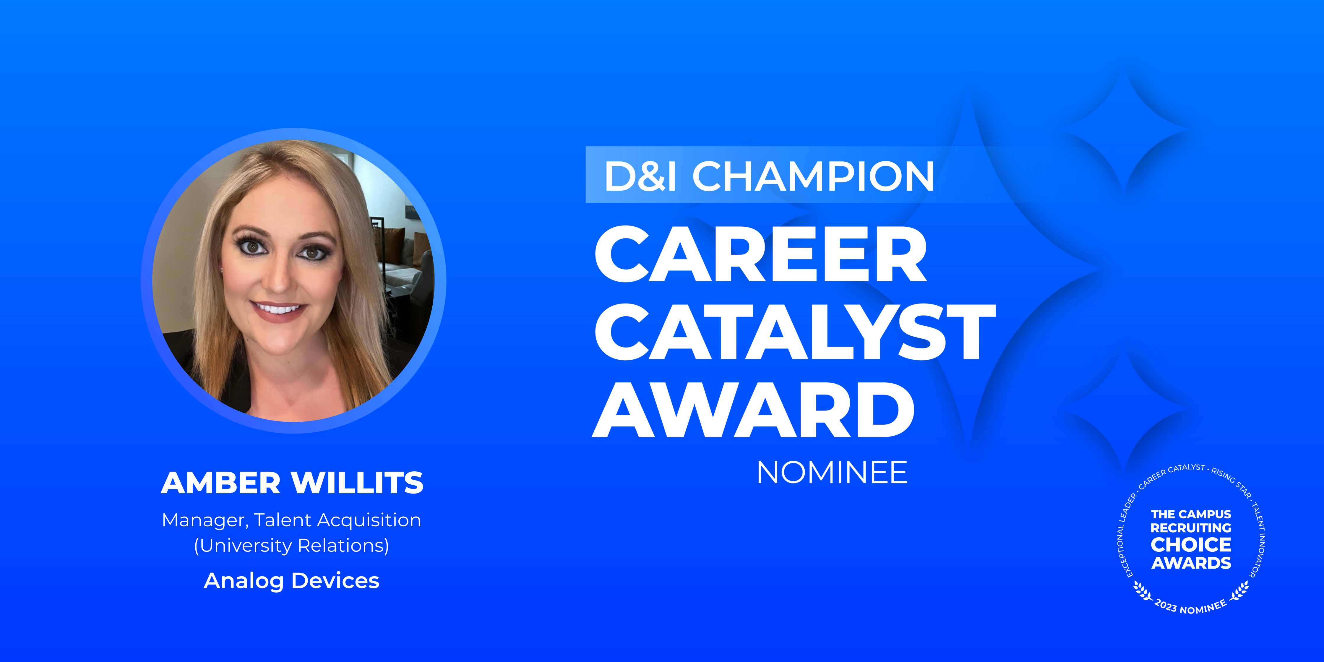 CAREER CATALYST - D&I Champion - Amber Willits