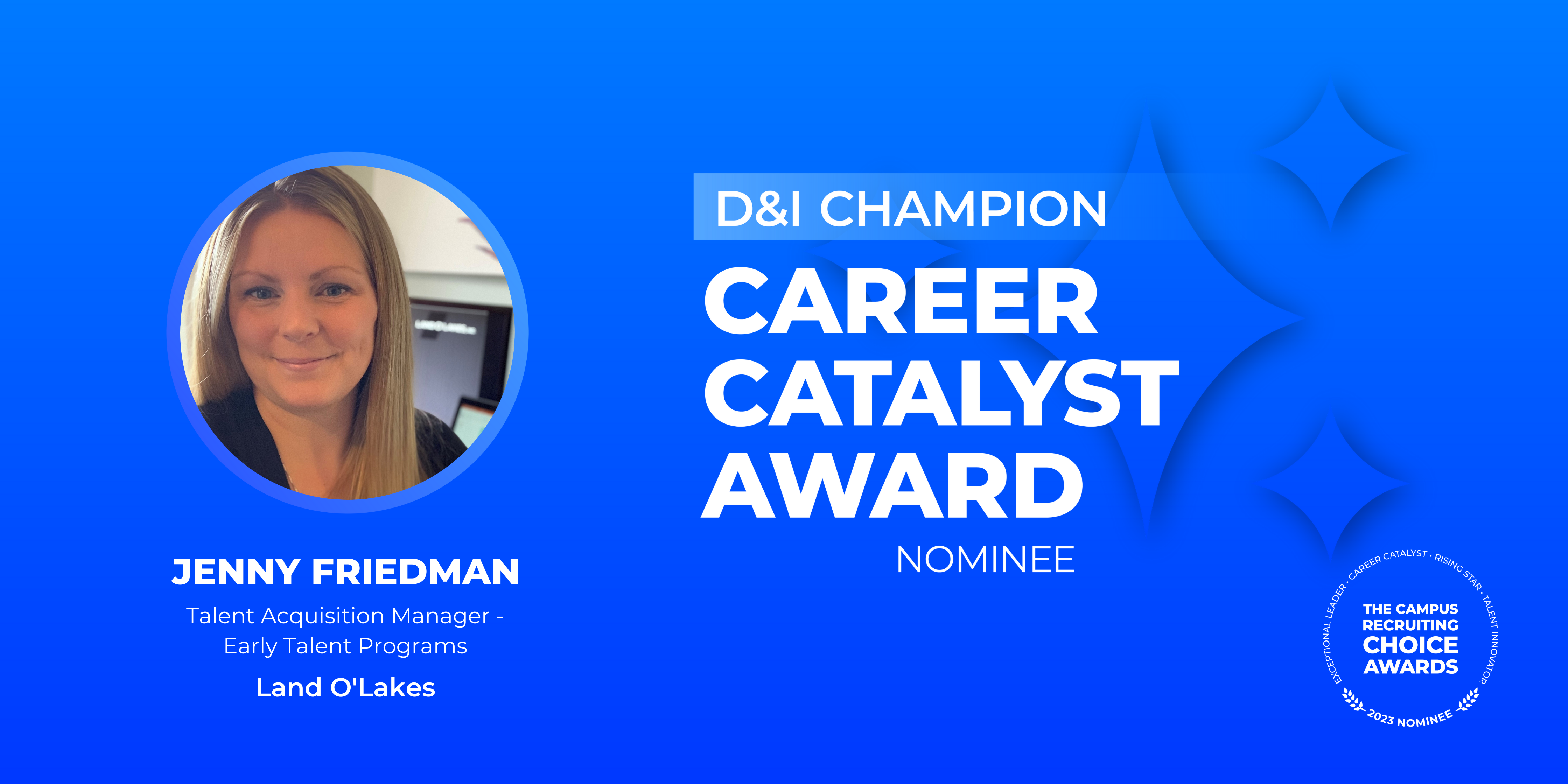 CAREER CATALYST - D&I Champion - Jenny Friedman