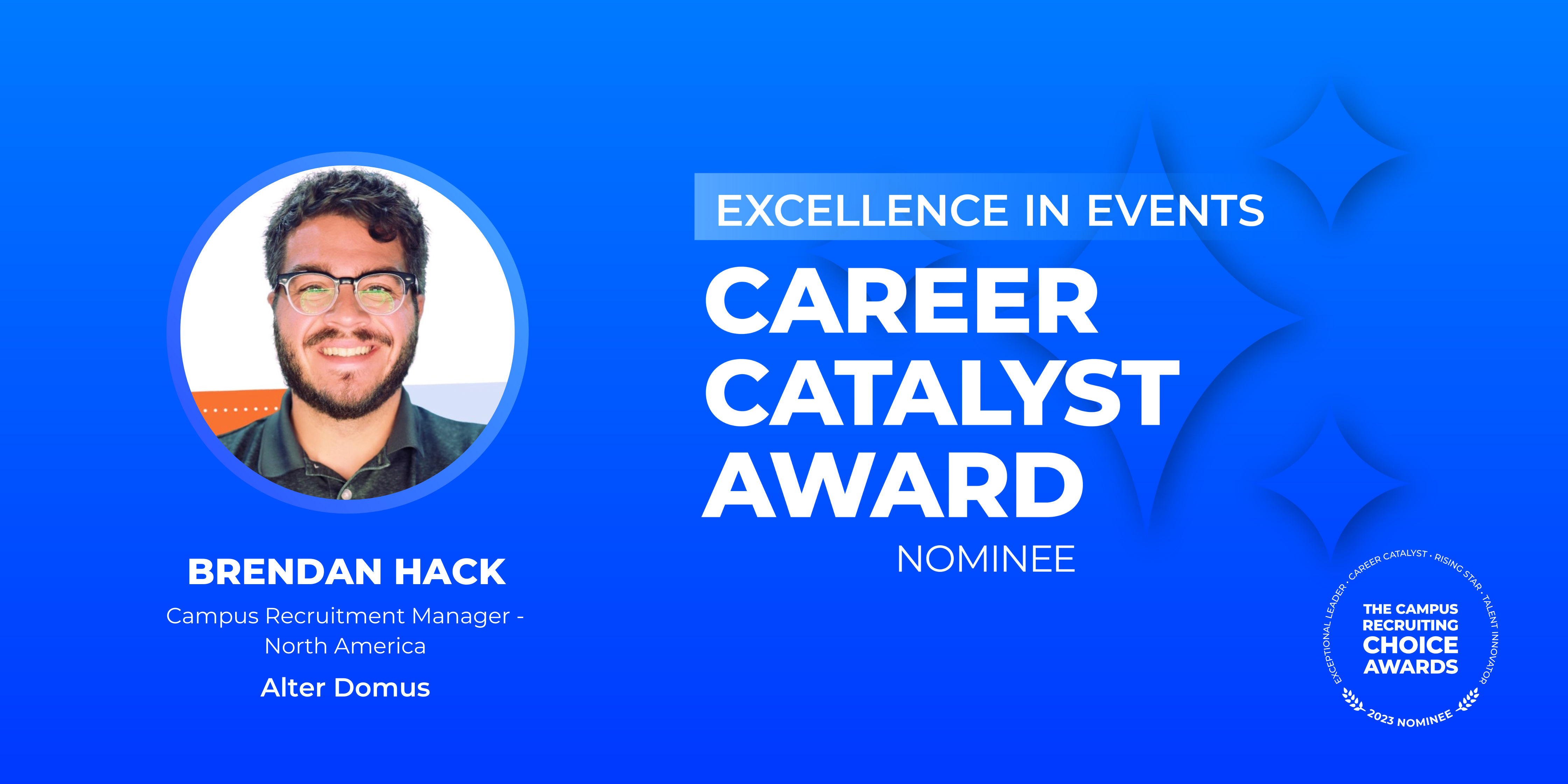 CAREER CATALYST - Excellence In Events - Brendan Hack