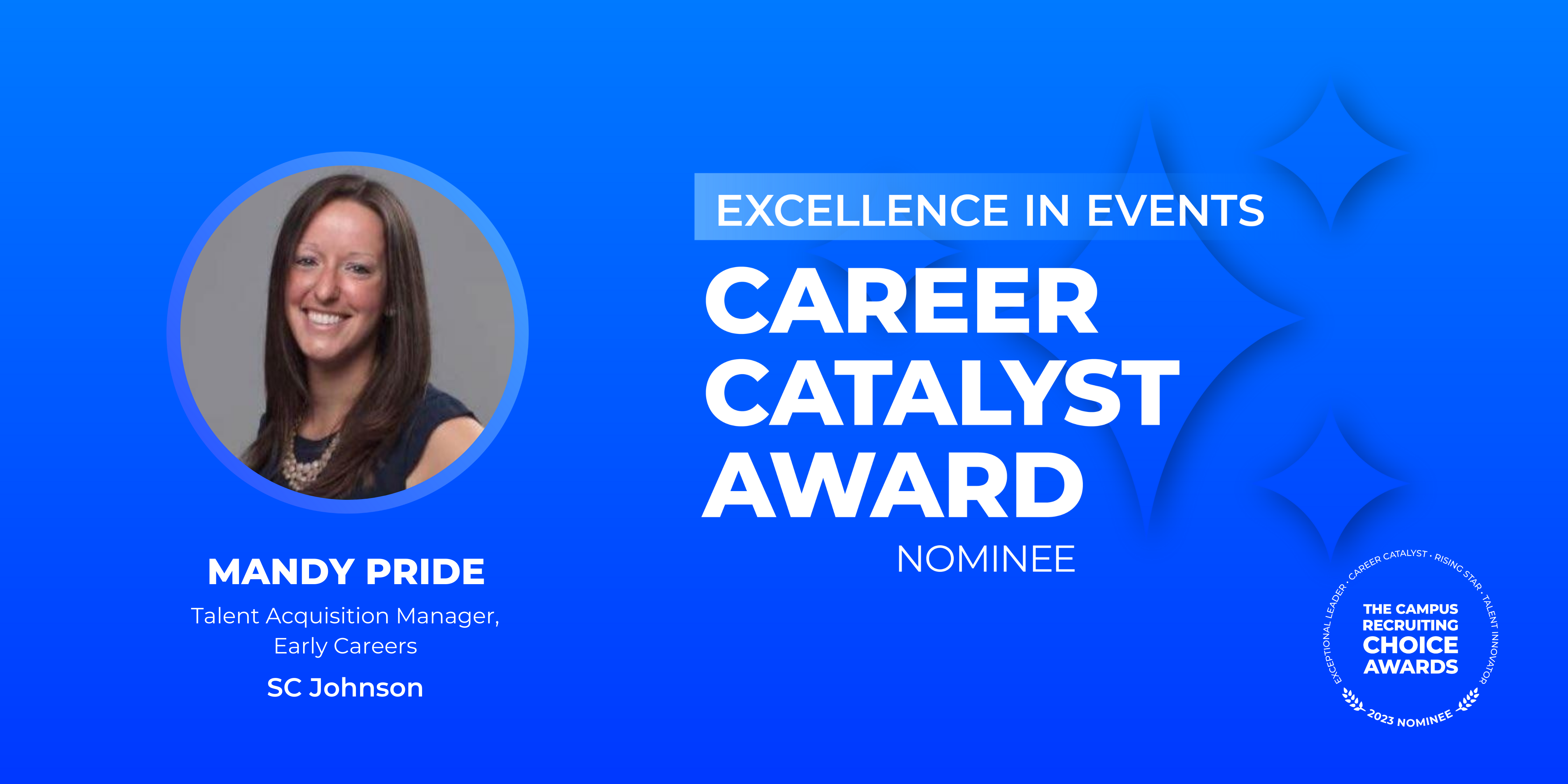 CAREER CATALYST - Excellence In Events - Mandy Pride