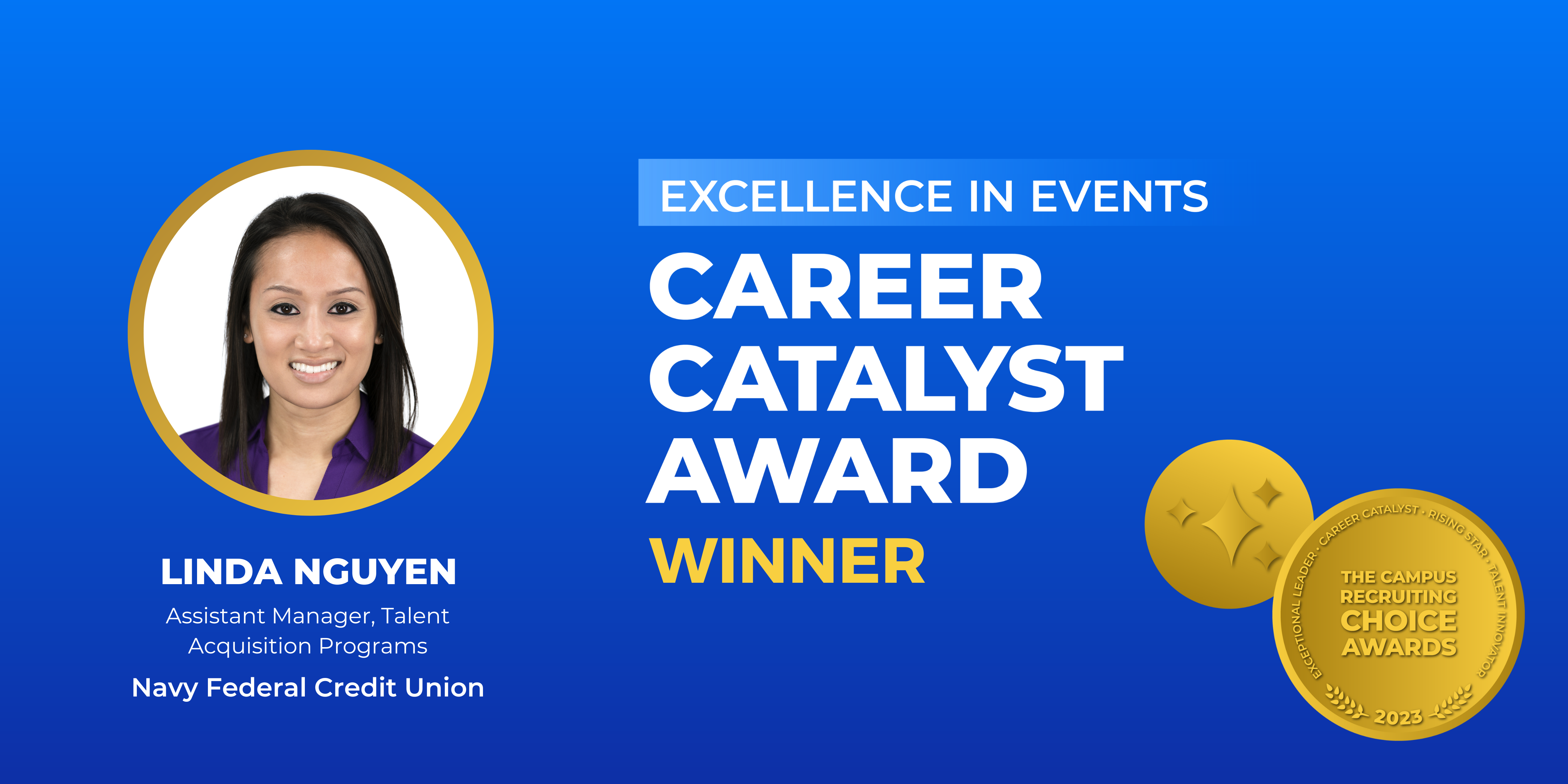 CAREER CATALYST - Excellence in Events - Winner - Linda Nguyen-1