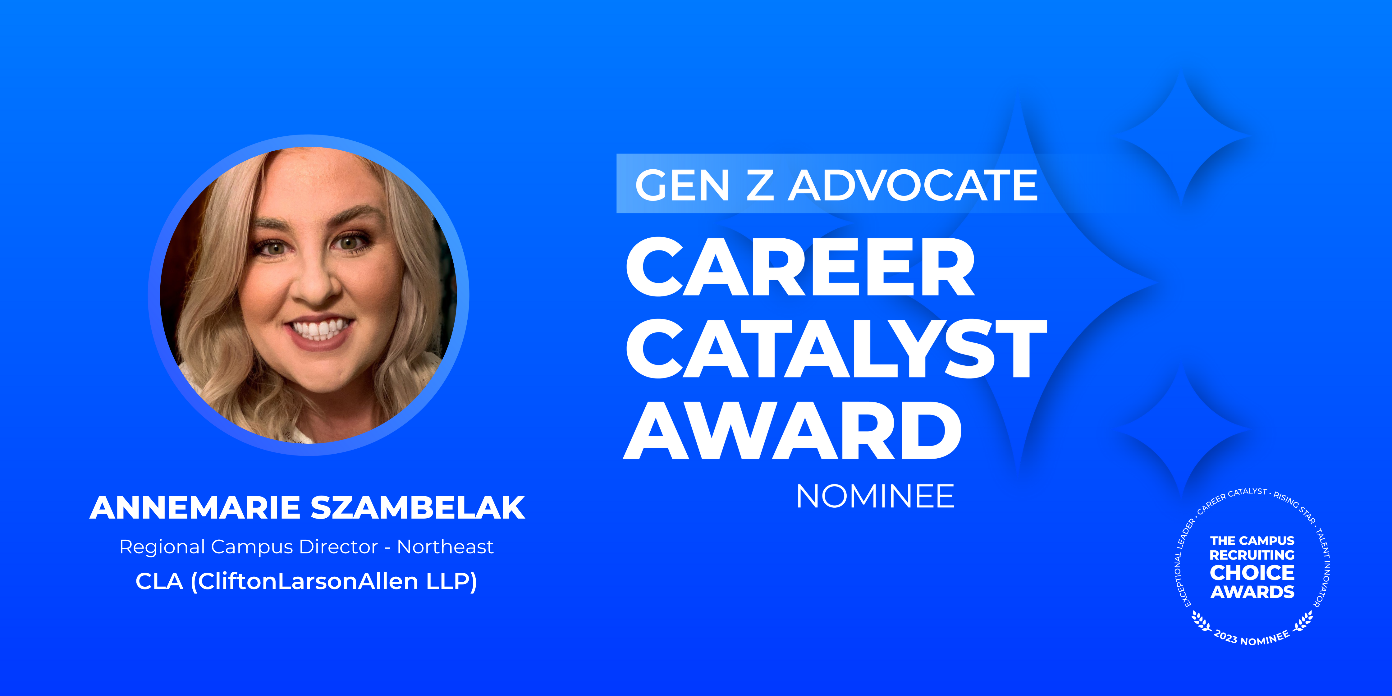 CAREER CATALYST - Gen Z Advocate - Annemarie Szambelak