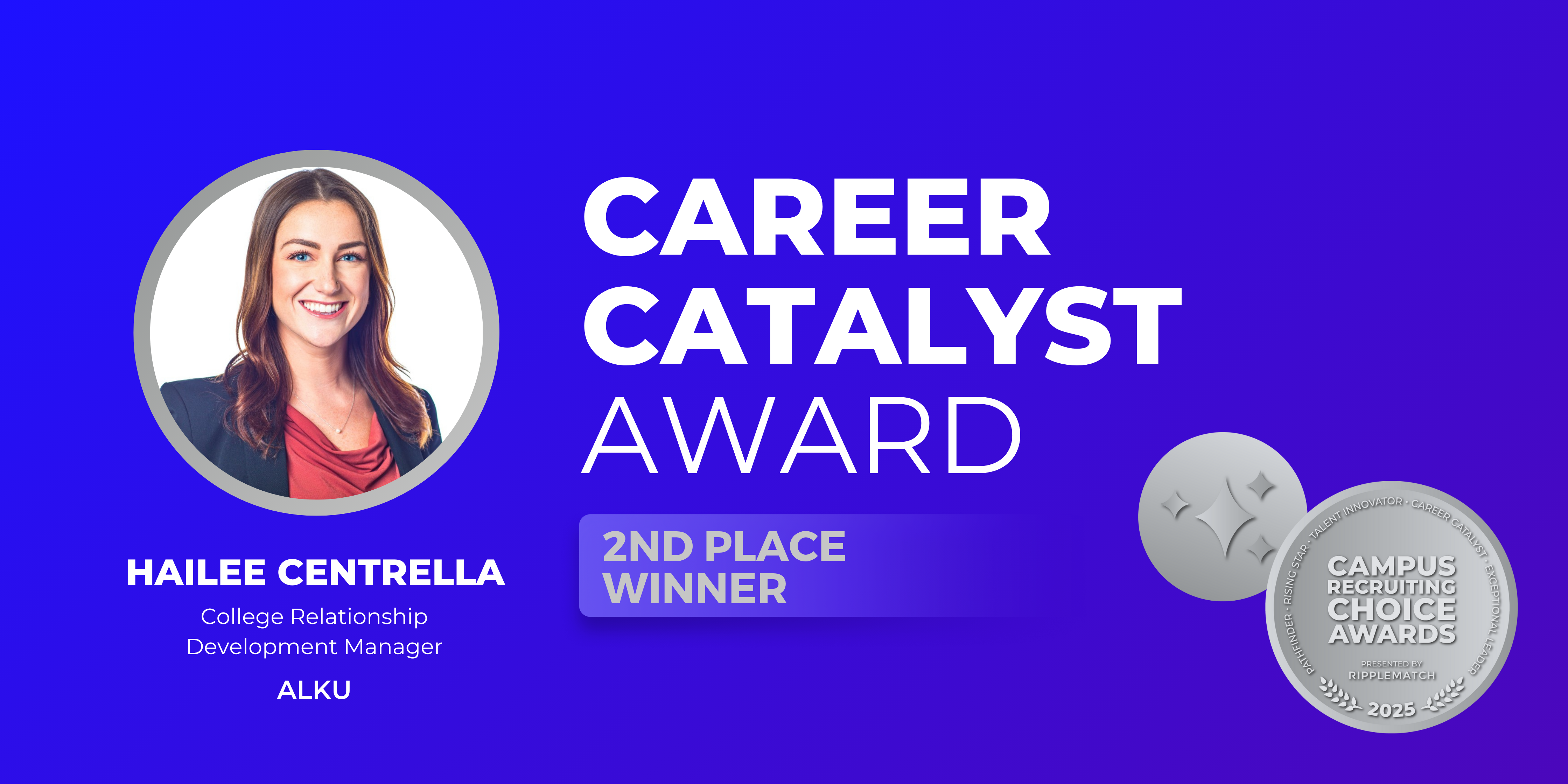 Career Catalyst Award CRCA 2025 - 2nd Place Winner - Hailee Centrella Career Catalyst Award CRCA 2025 - 2nd Place Winner - Hailee Centrella