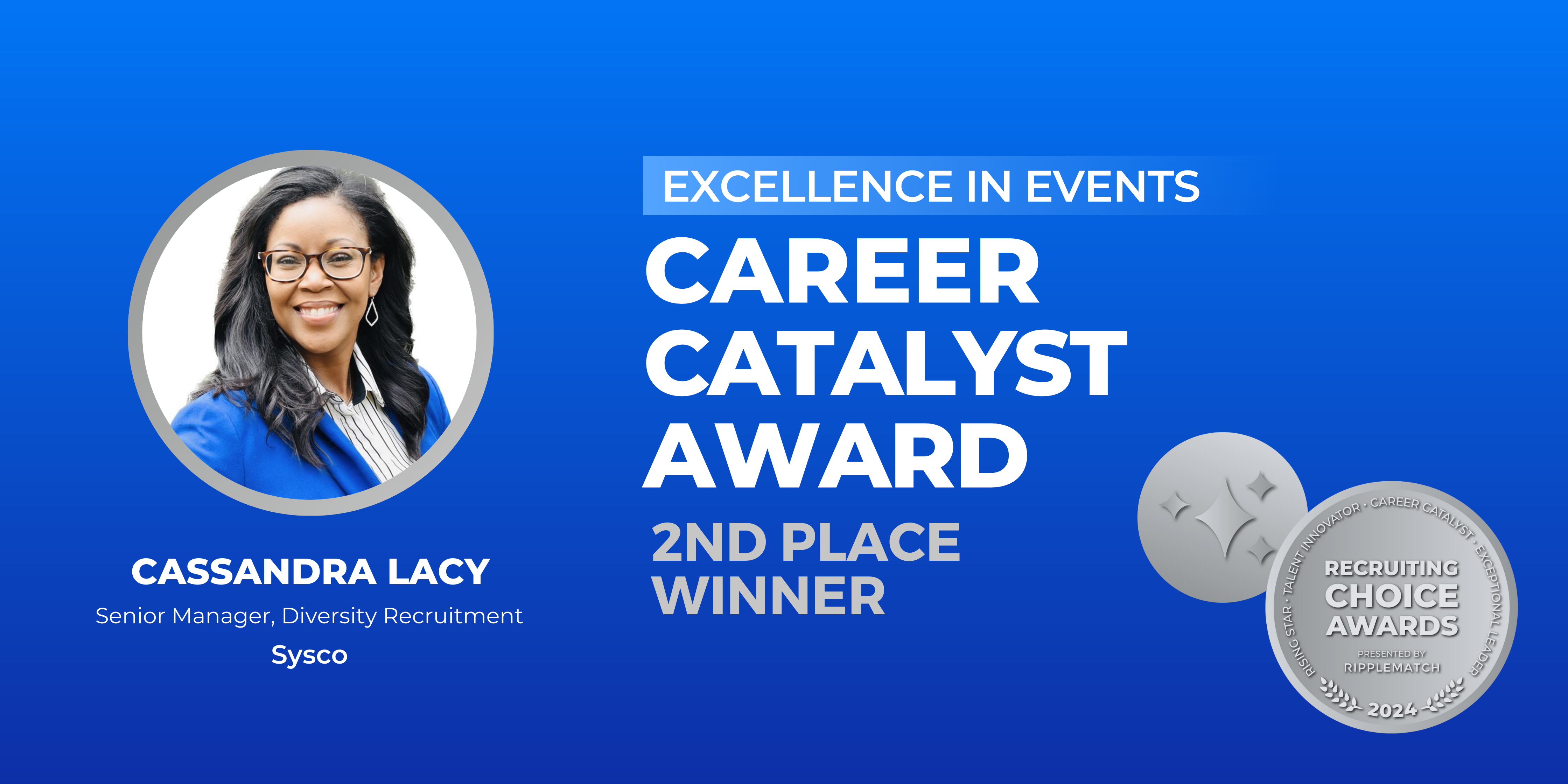 Career Catalyst Award, Excellence in Events - 2nd Place Winner - Cassandra Lacy-1