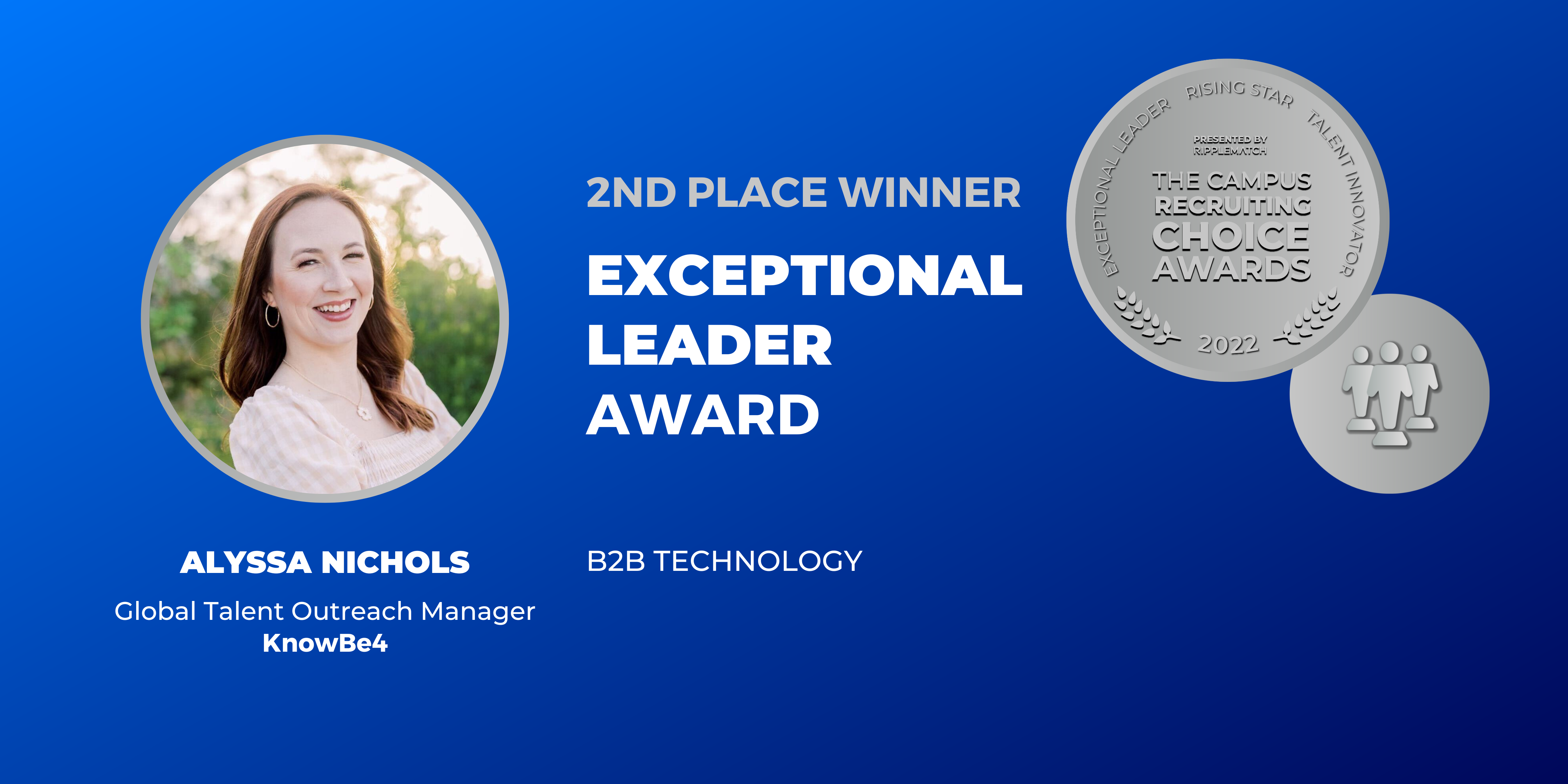 EXCEPTIONAL LEADER - 2nd place - B2B Technology - Alyssa Nichols-1