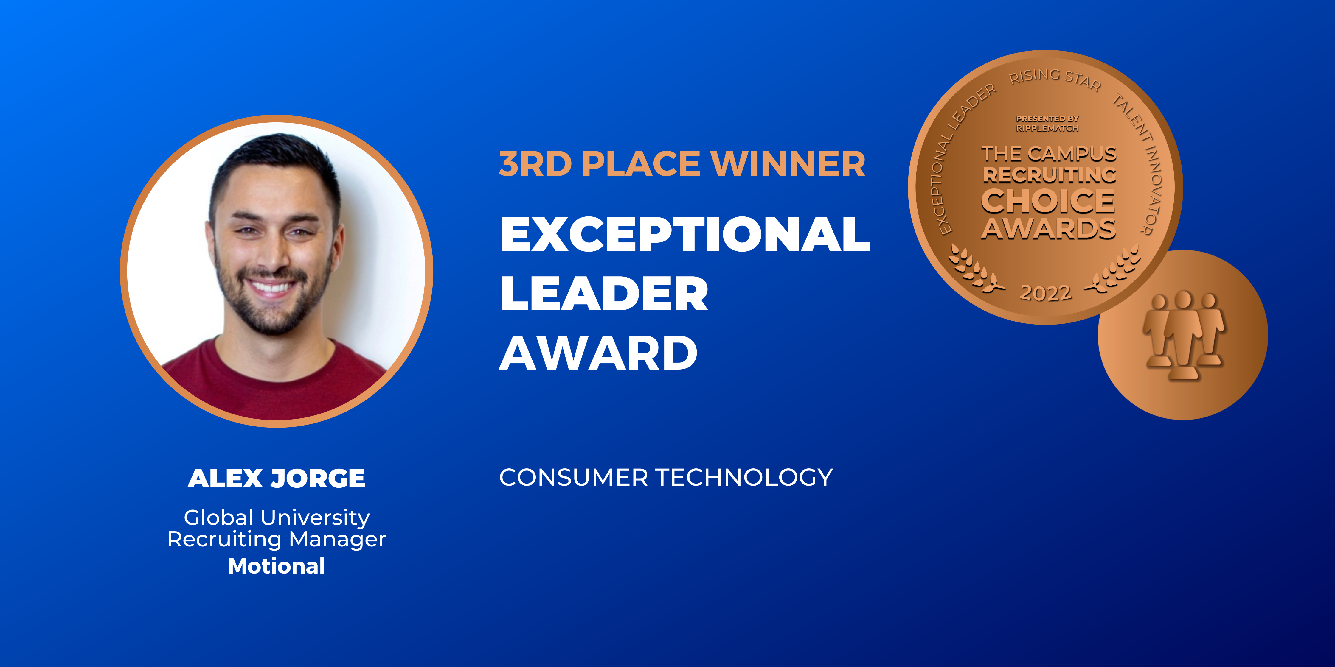EXCEPTIONAL LEADER - 3rd place - Consumer Technology - Alex Jorge