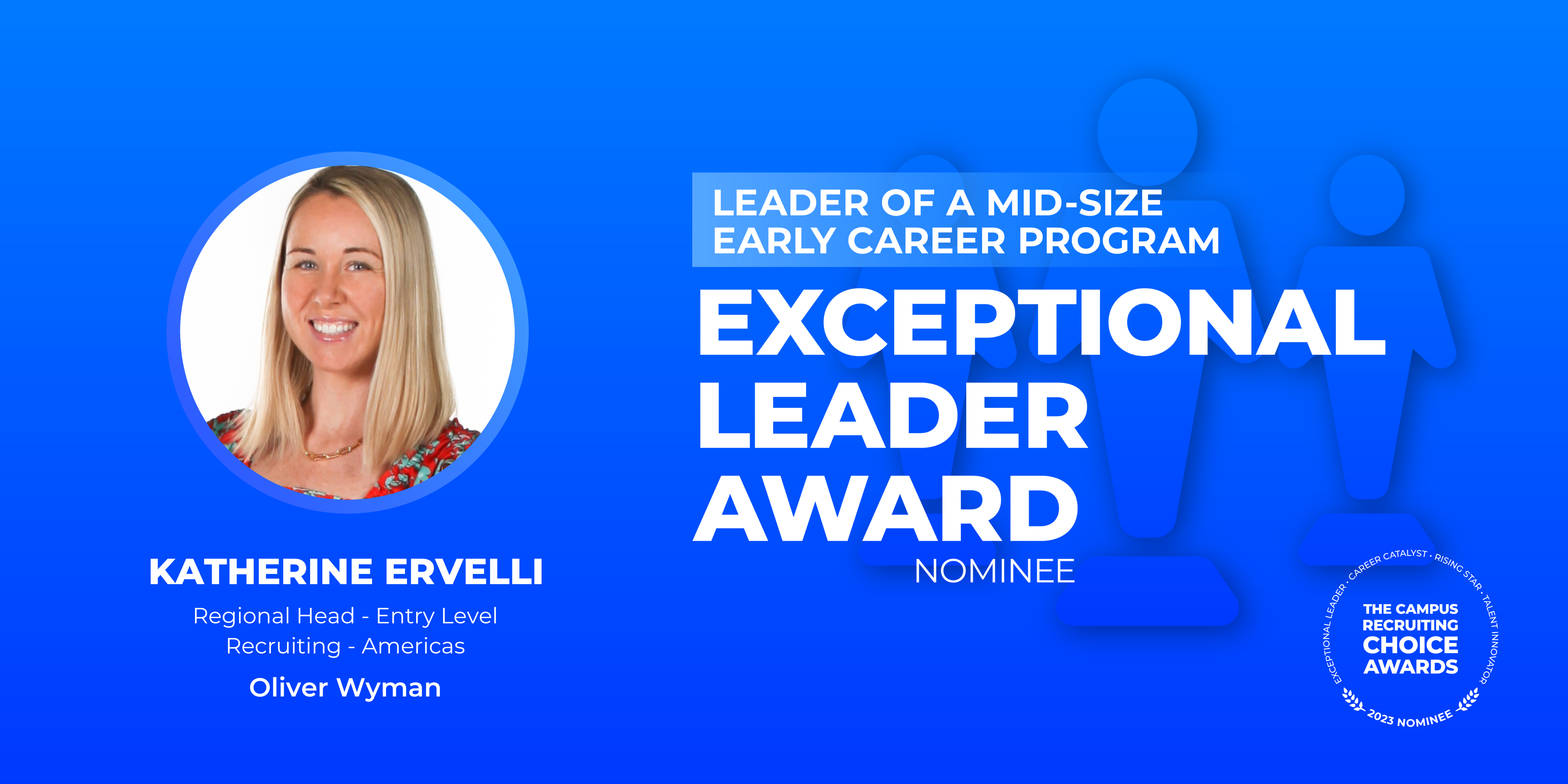 EXCEPTIONAL LEADER - Leader of a Mid-Size Early Career Program - Katherine Ervelli