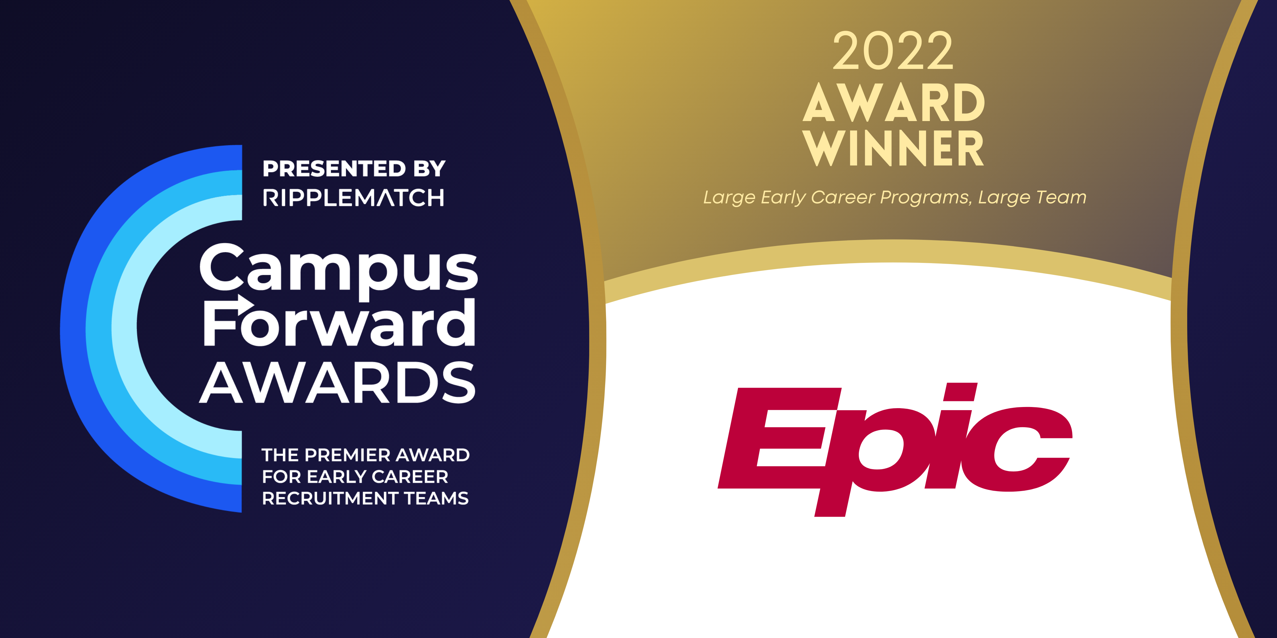Epic is a Campus Forward Award Winner 2022