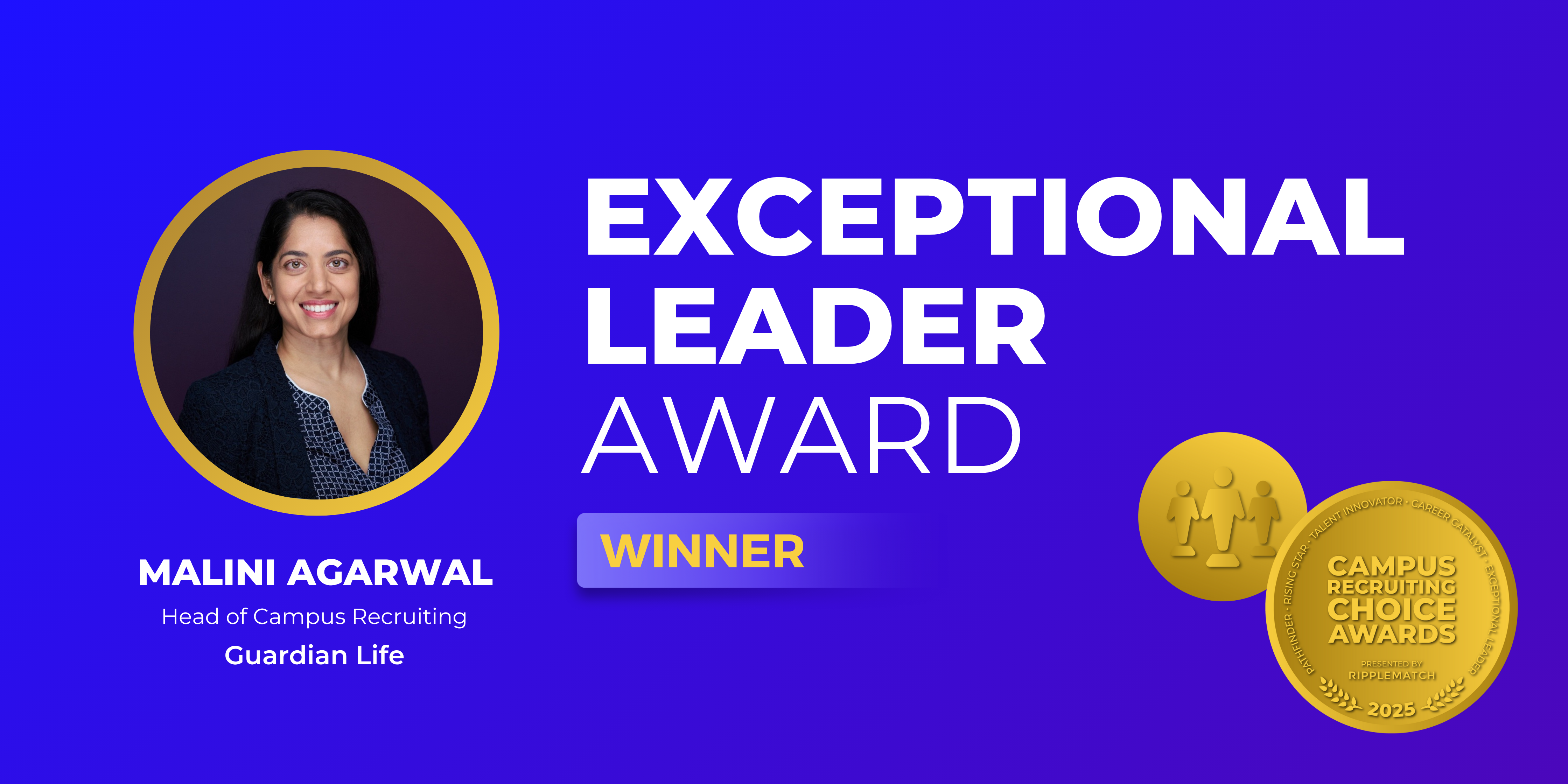 Exceptional Leader Award CRCA 2025 - 3rd Place Winner - Malini Agarwal Exceptional Leader Award CRCA 2025 - 3rd Place Winner - Malini Agarwal