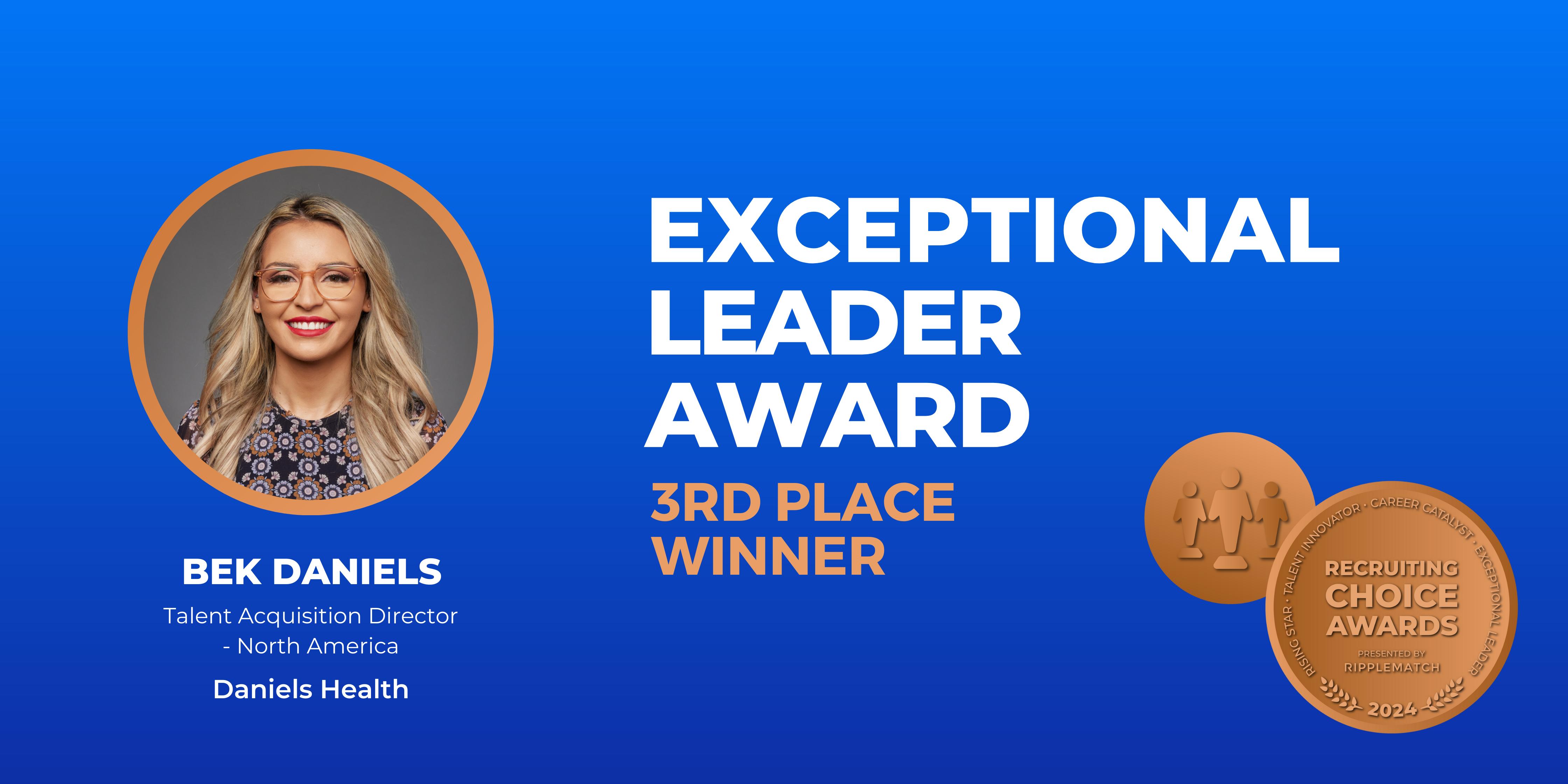 Exceptional Leader Award, Enterprise Early Career Program - 3rd Place Winner - Bek Daniels-1