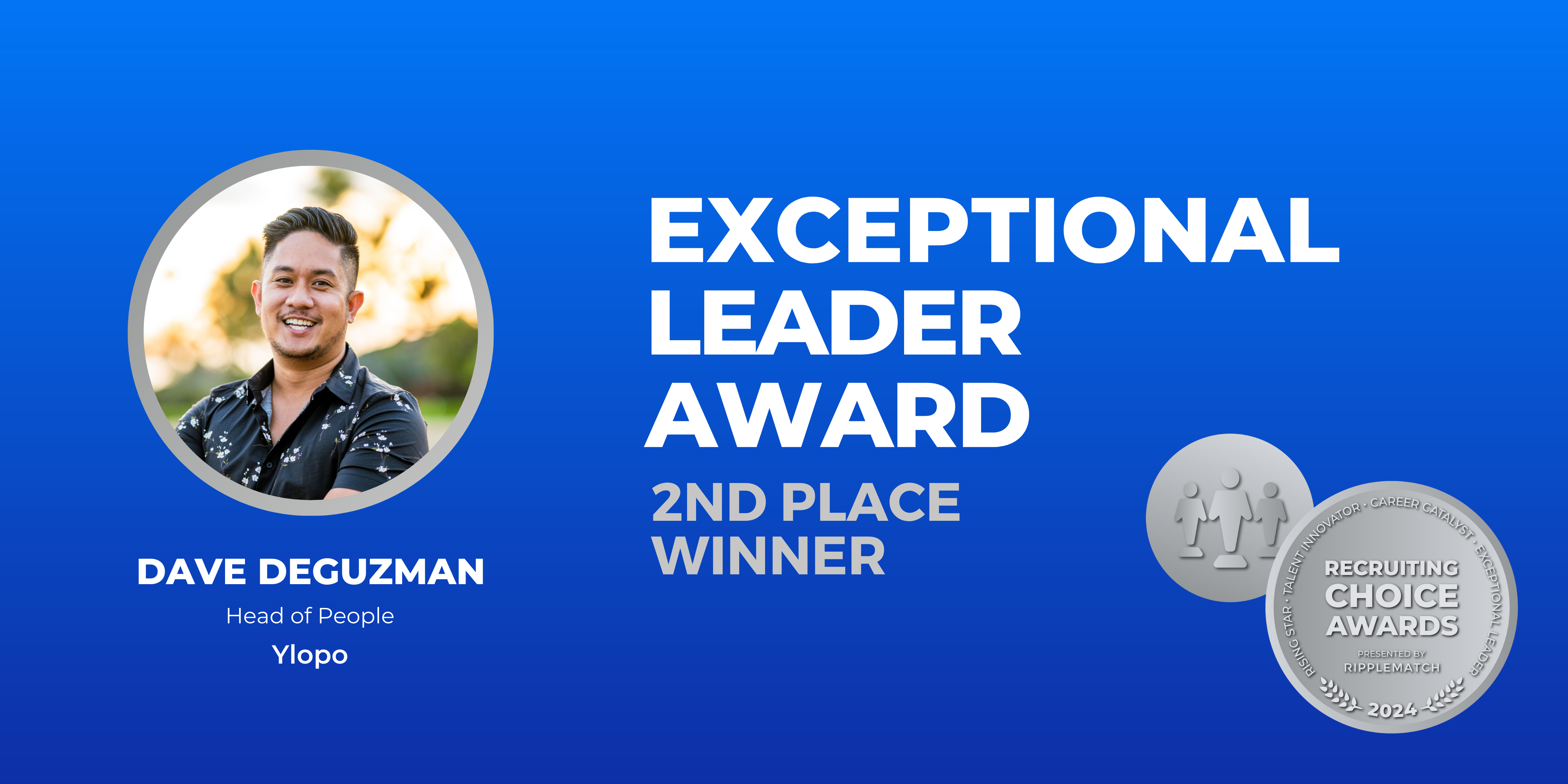 Exceptional Leader Award, Midsize Early Career Program - 2nd Place Winner - Dave DeGuzman-1