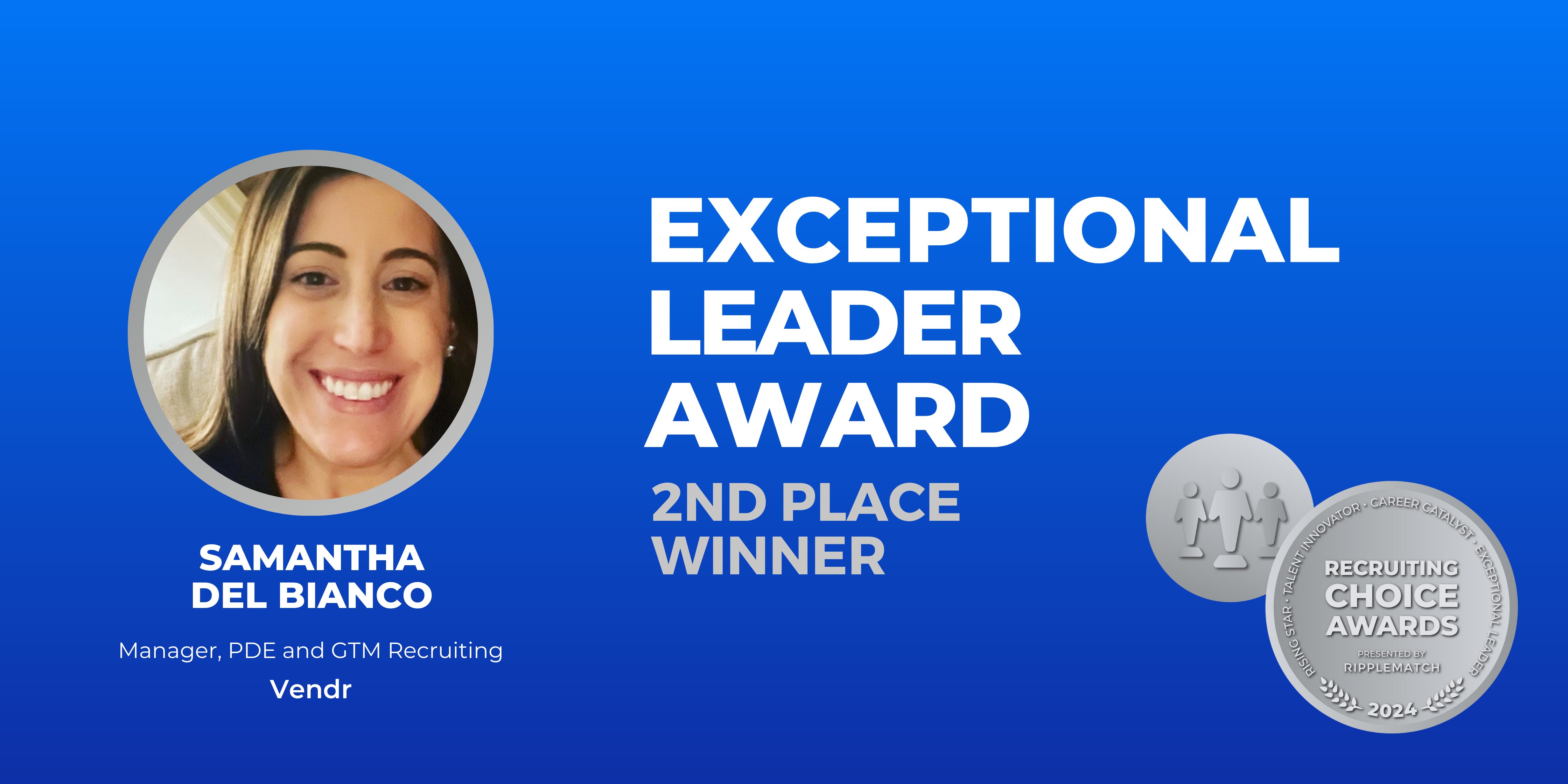 Exceptional Leader Award, Small Early Career Program - 2nd Place Winner - Samantha Del Bianco-1