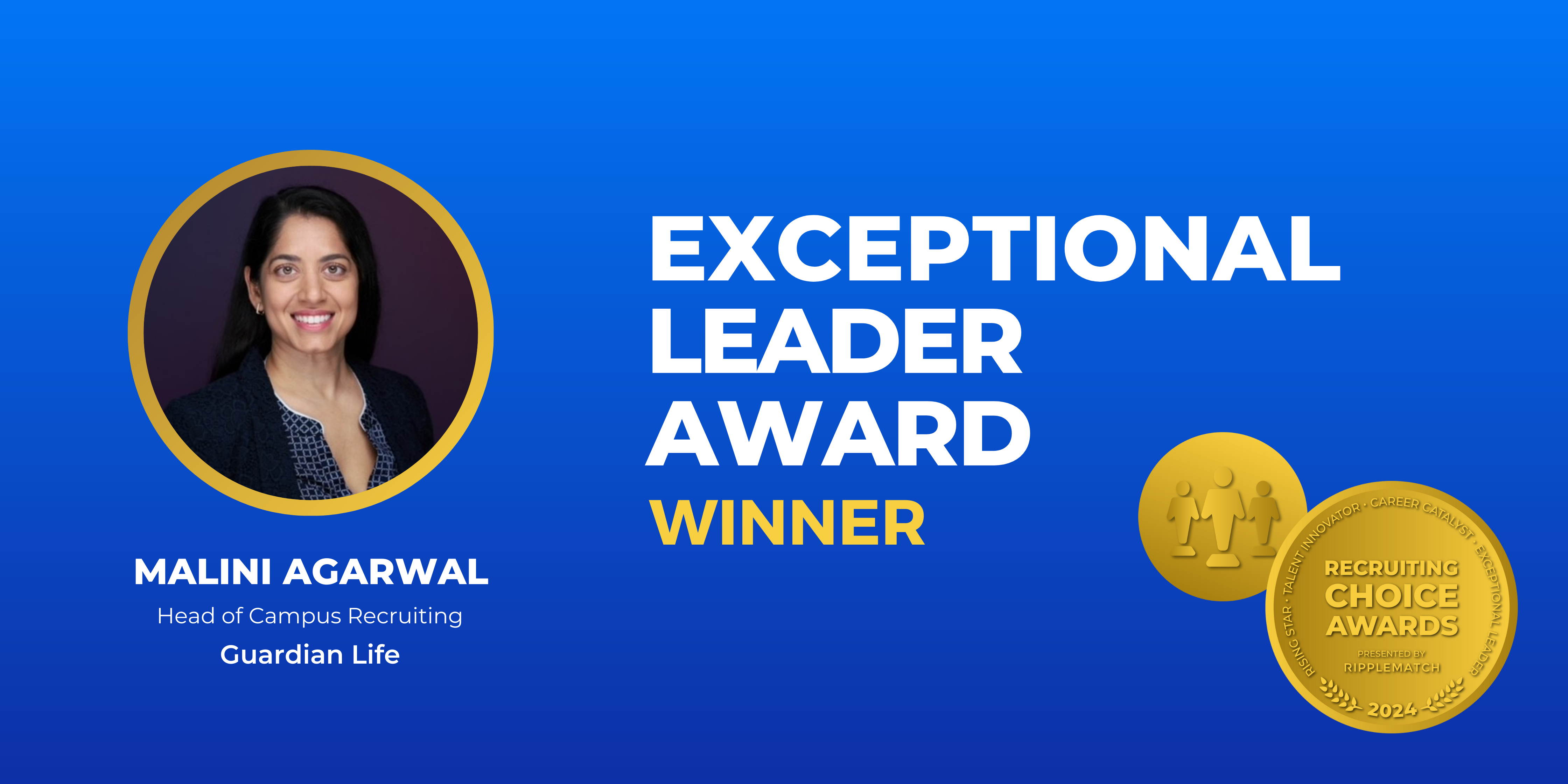 Exceptional Leader Award, Small Early Career Program - Winner - Malini Agarwal-1