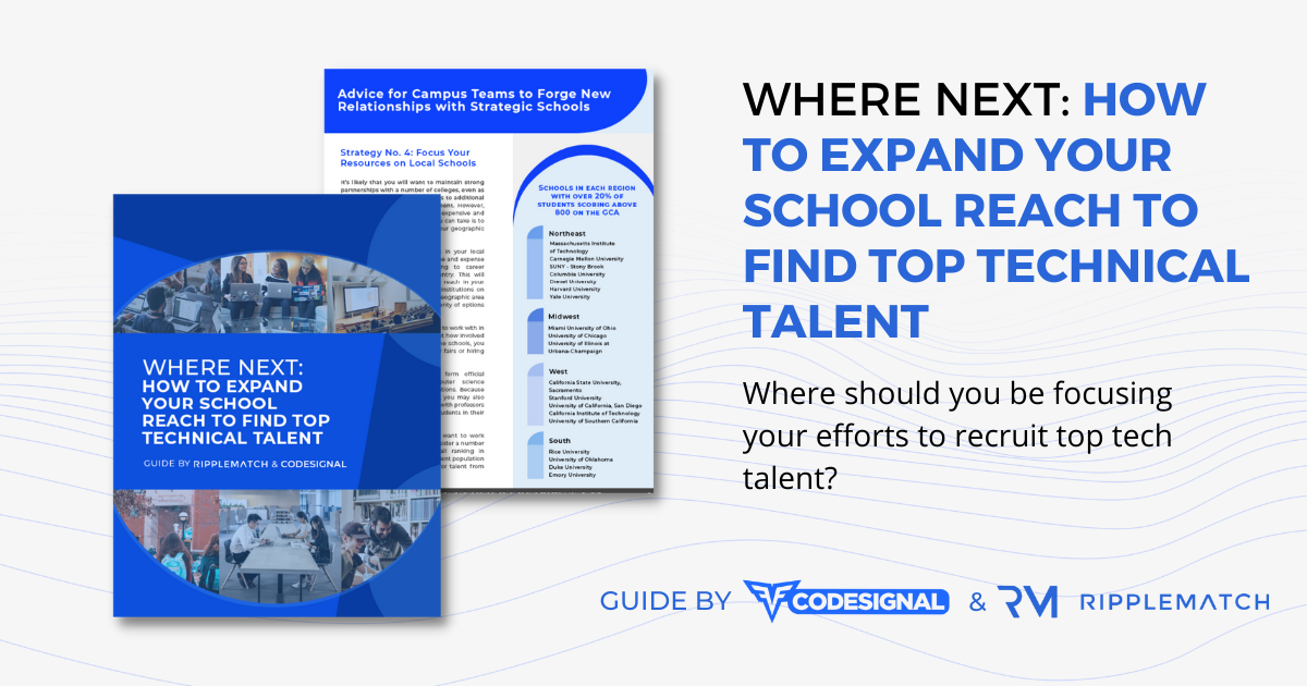 Where Next: How to Expand Your School Reach to Find Top Technical Talent