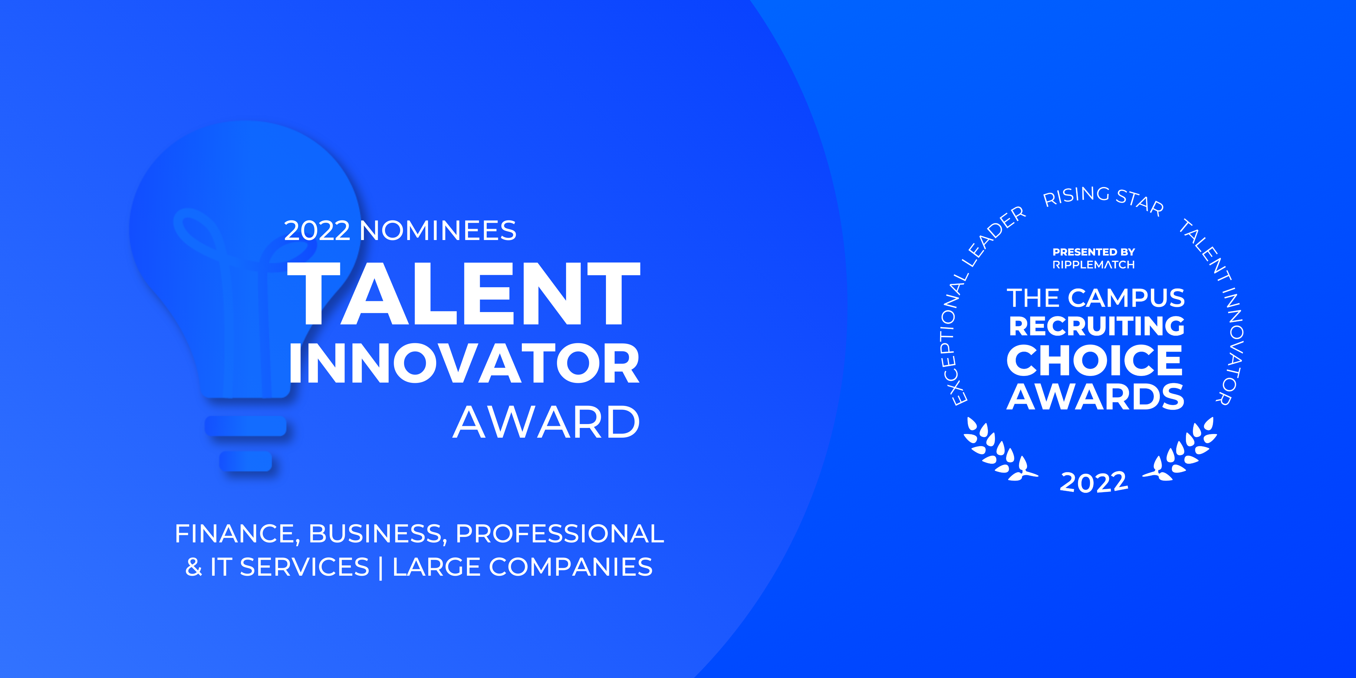 Talent Innovator Award - Finance, Business, Professional & IT Services | Large Companies