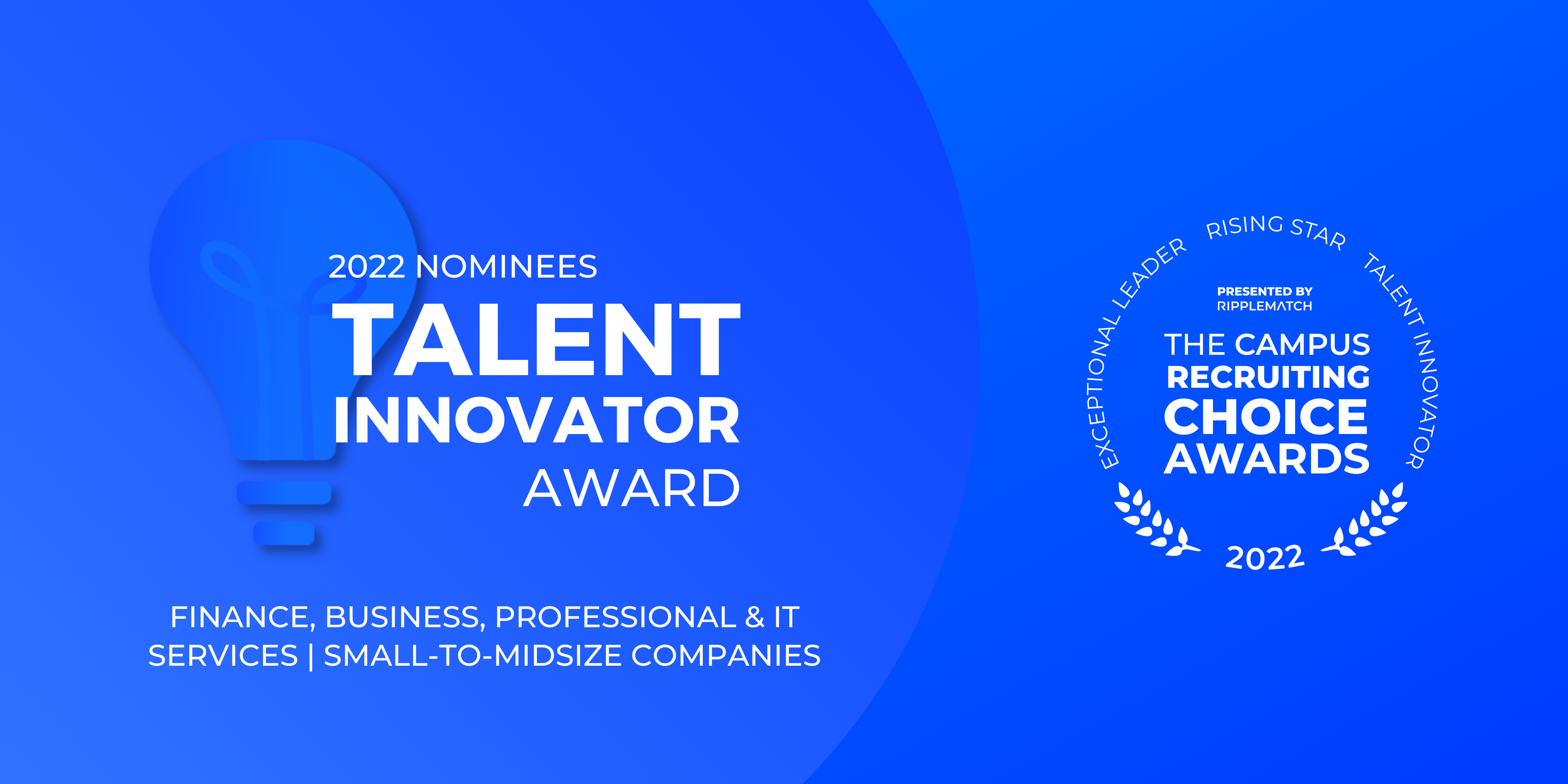 Talent Innovator Award - Finance, Business, Professional & IT Services | Small-to-Midsize Companies