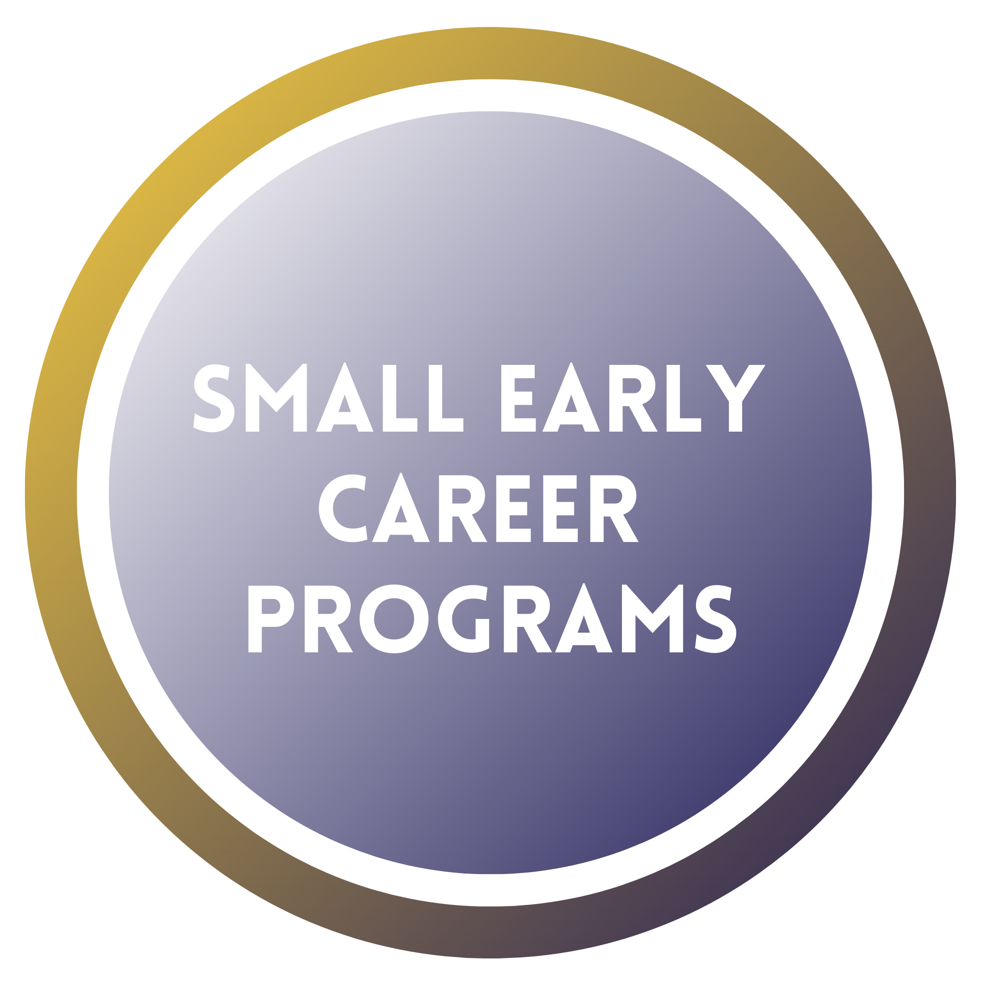 Small Early Career Programs - Click to View