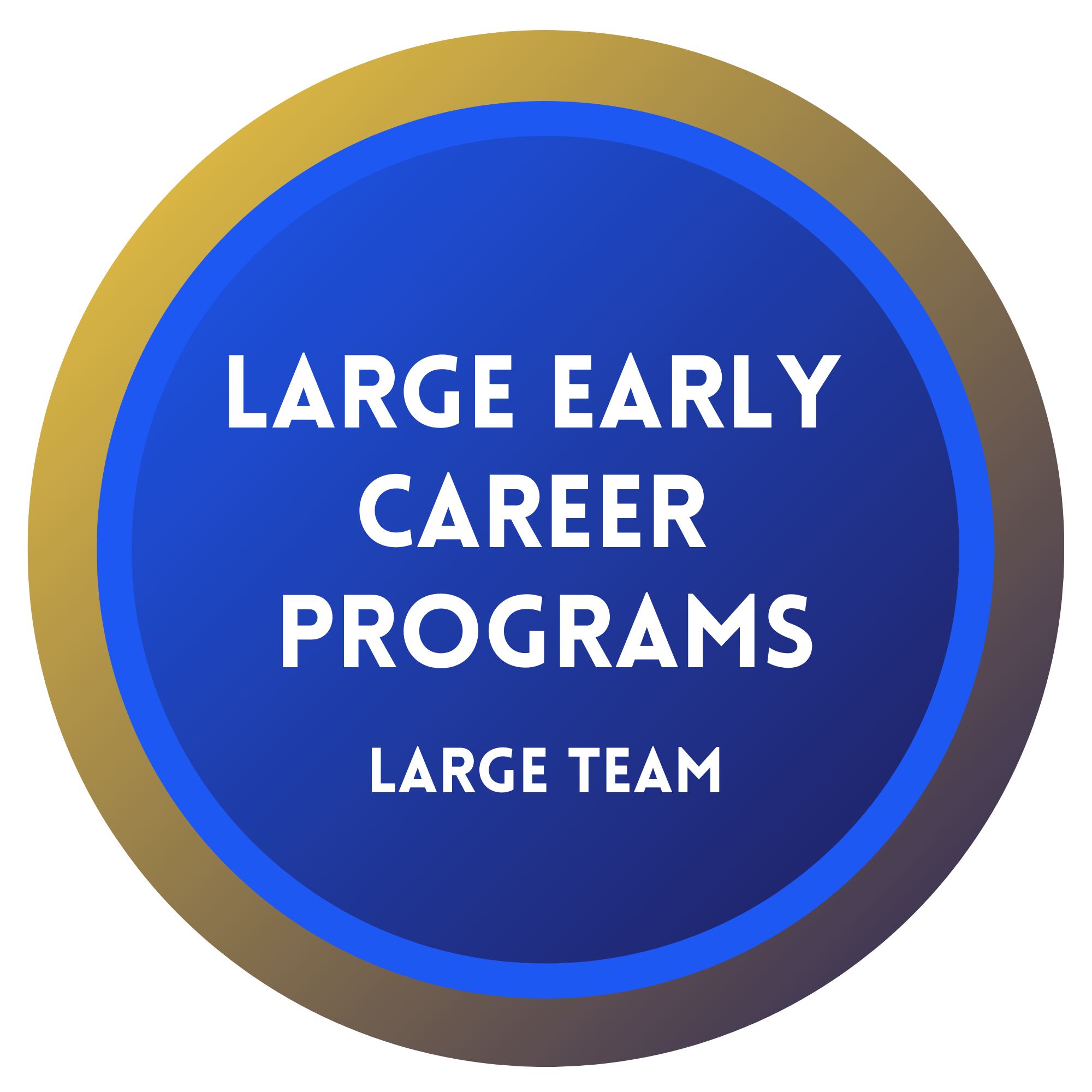 Large Early Career Programs, Large Team - Click to View