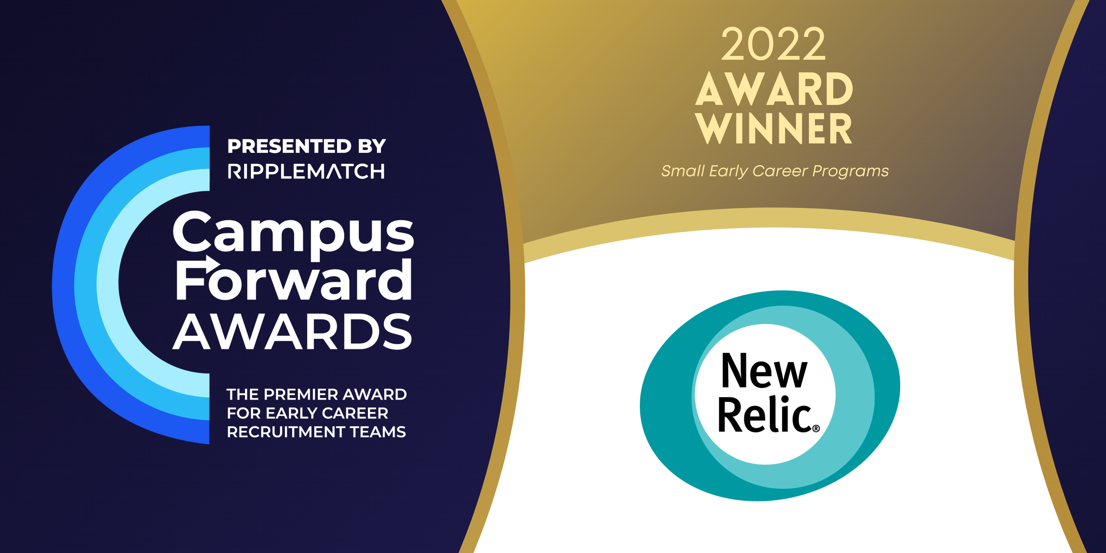 New Relic is a Campus Forward Award Winner 2022