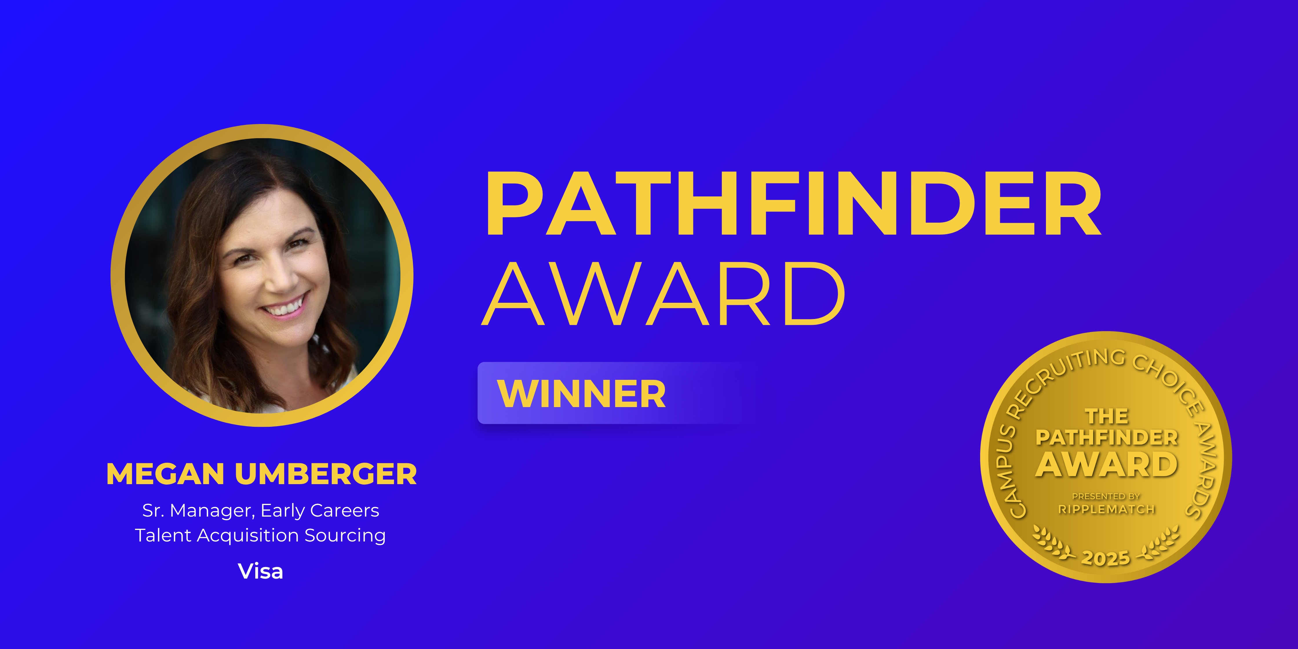Pathfinder Award CRCA 2025 - Winner - Megan Umberger Pathfinder Award CRCA 2025 - Winner - Megan Umberger