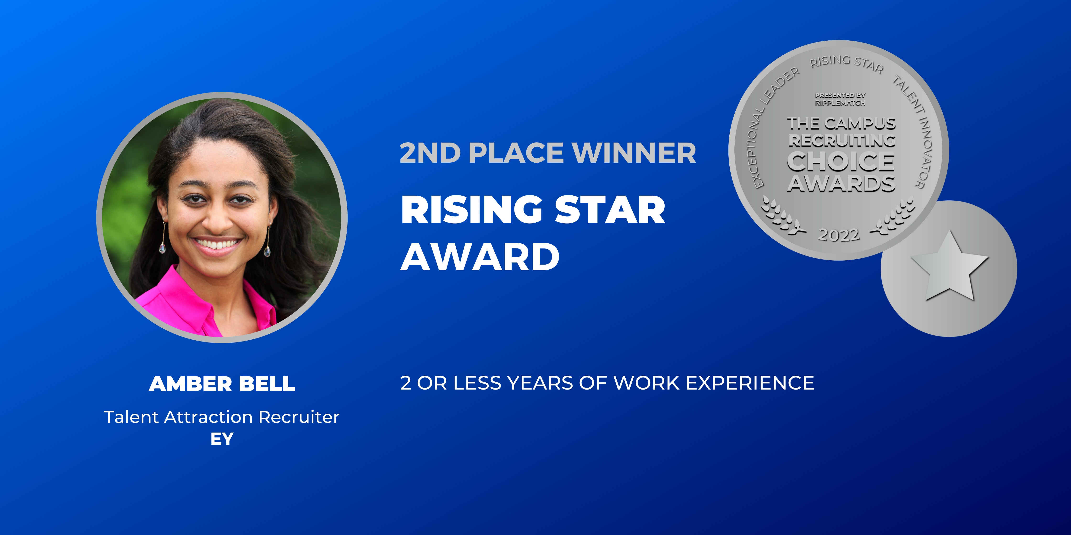 RISING STAR - 2nd place - 2 or Less Years of Work Experience - Amber Bell