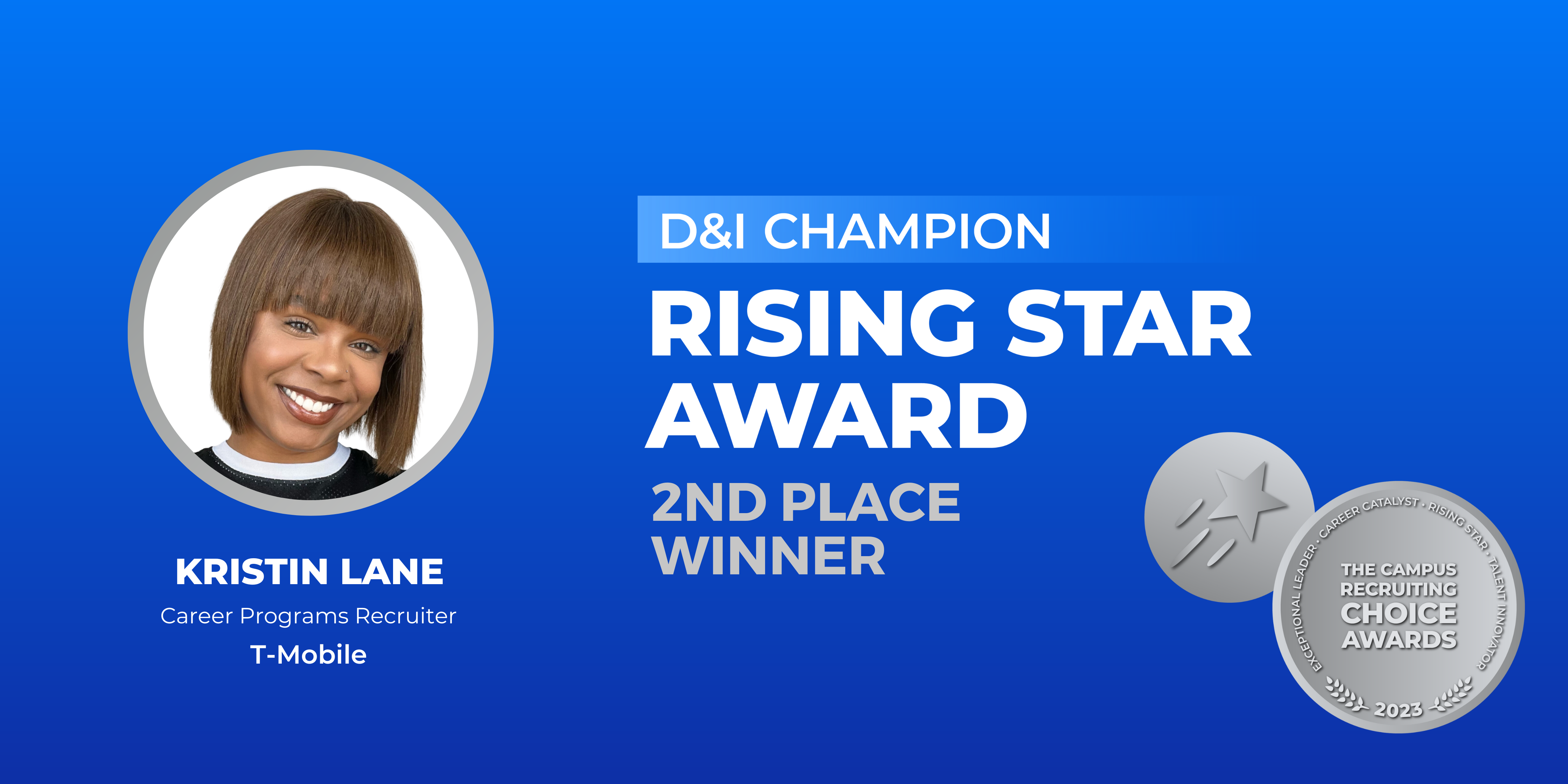 RISING STAR - D&I Champion - 2nd Place Winner - Kristin Lane-1