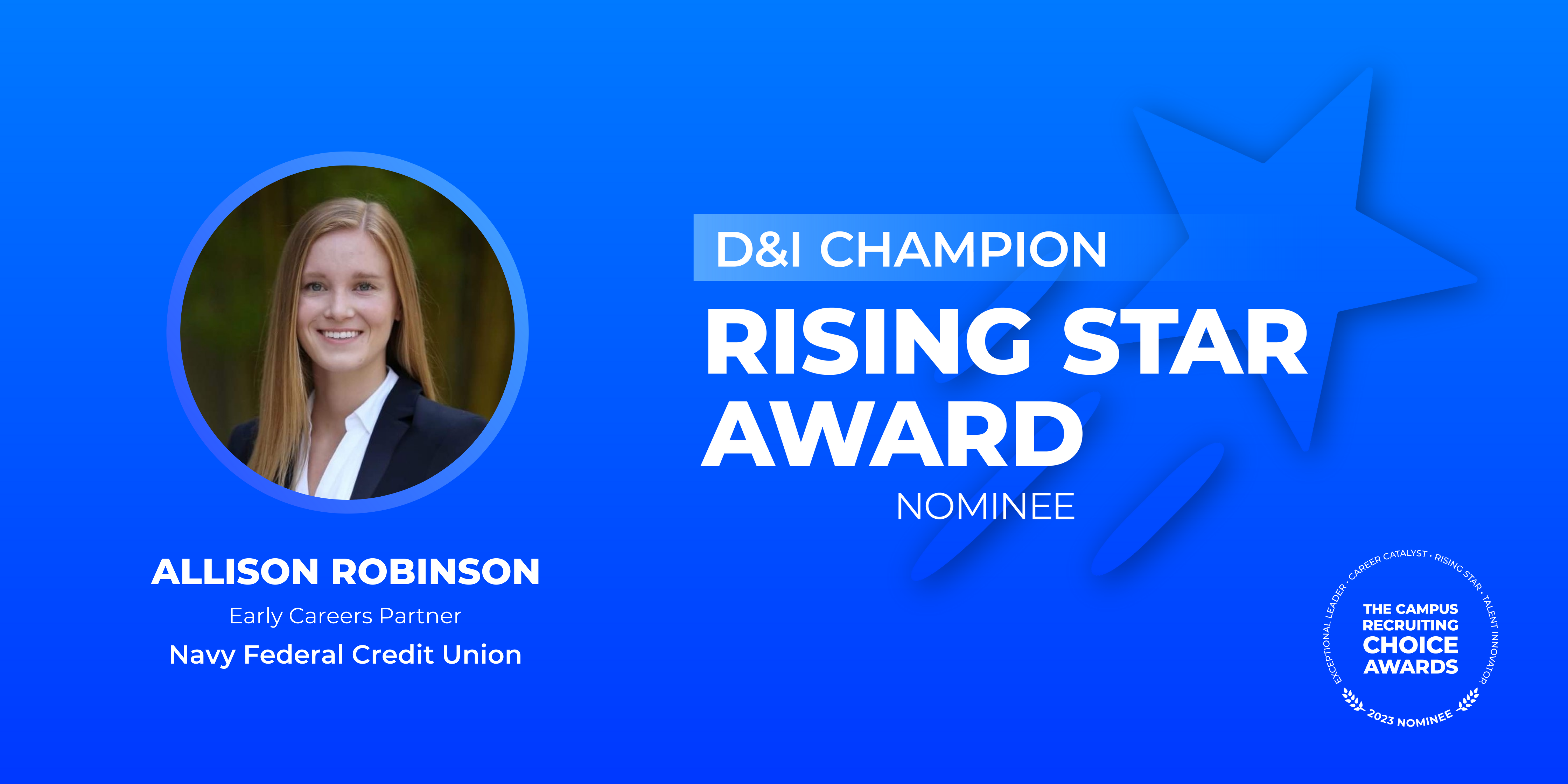 RISING STAR - D&I Champion - Allison Robinson