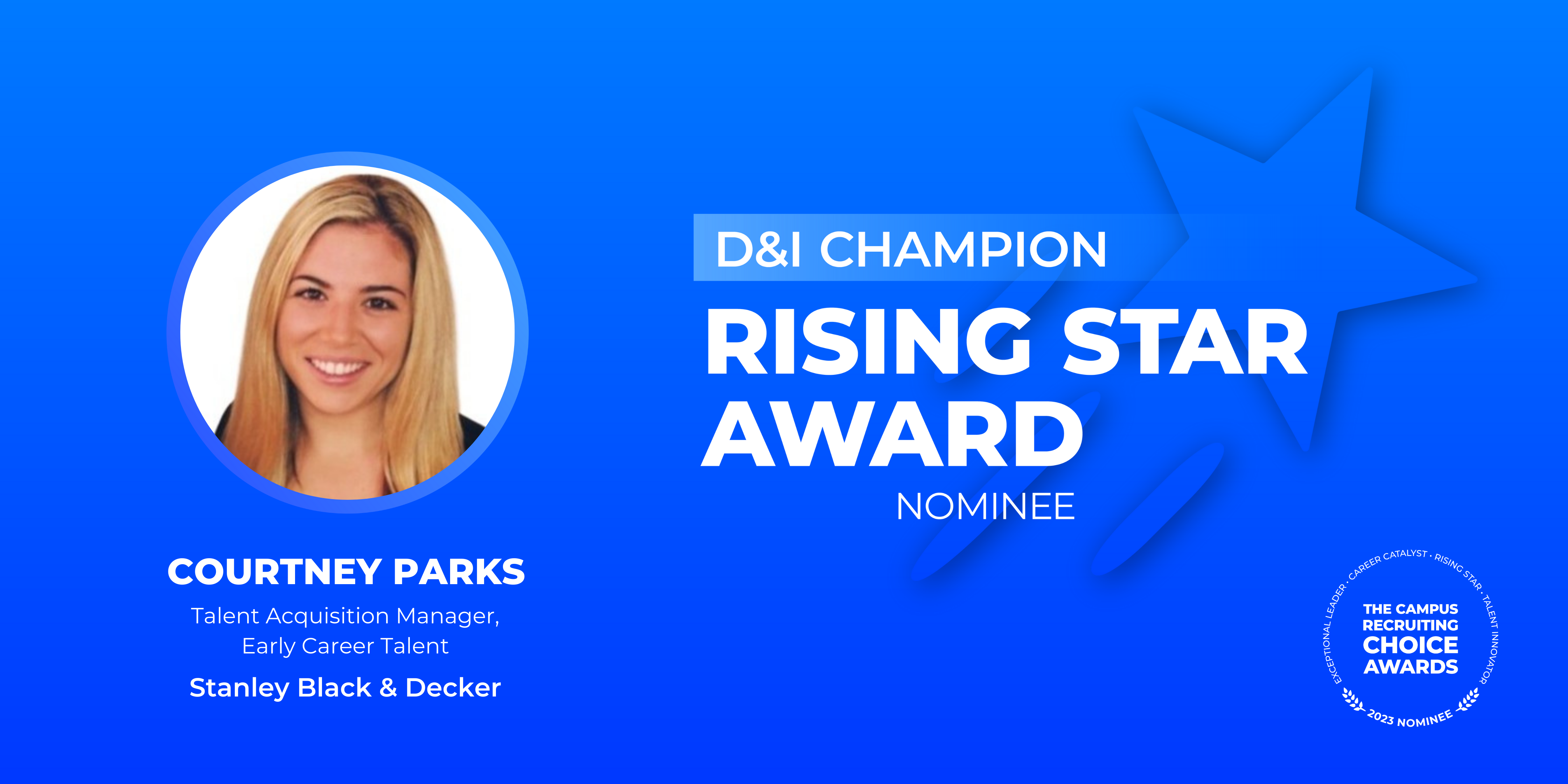 RISING STAR - D&I Champion - Courtney Parks