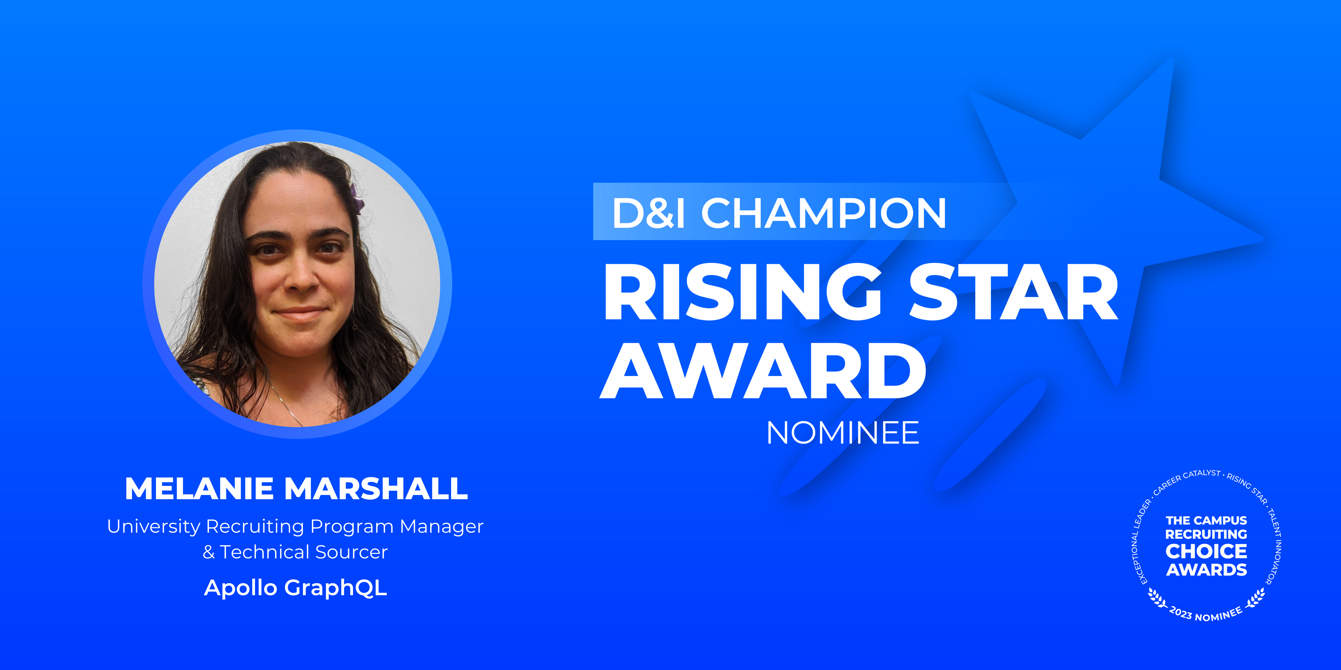 RISING STAR - D&I Champion - Melanie Marshall