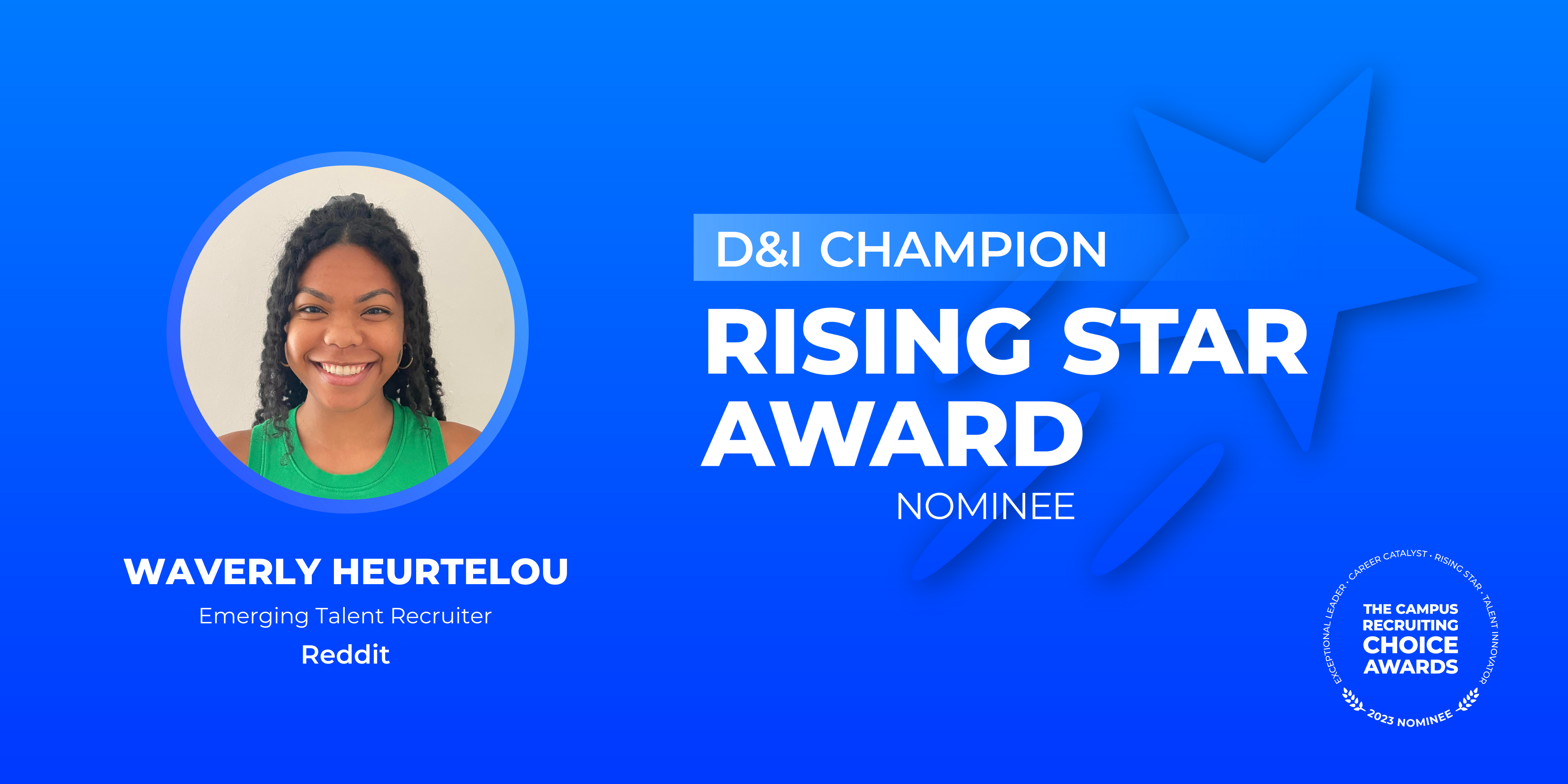 RISING STAR - D&I Champion - Waverly Heurtelou