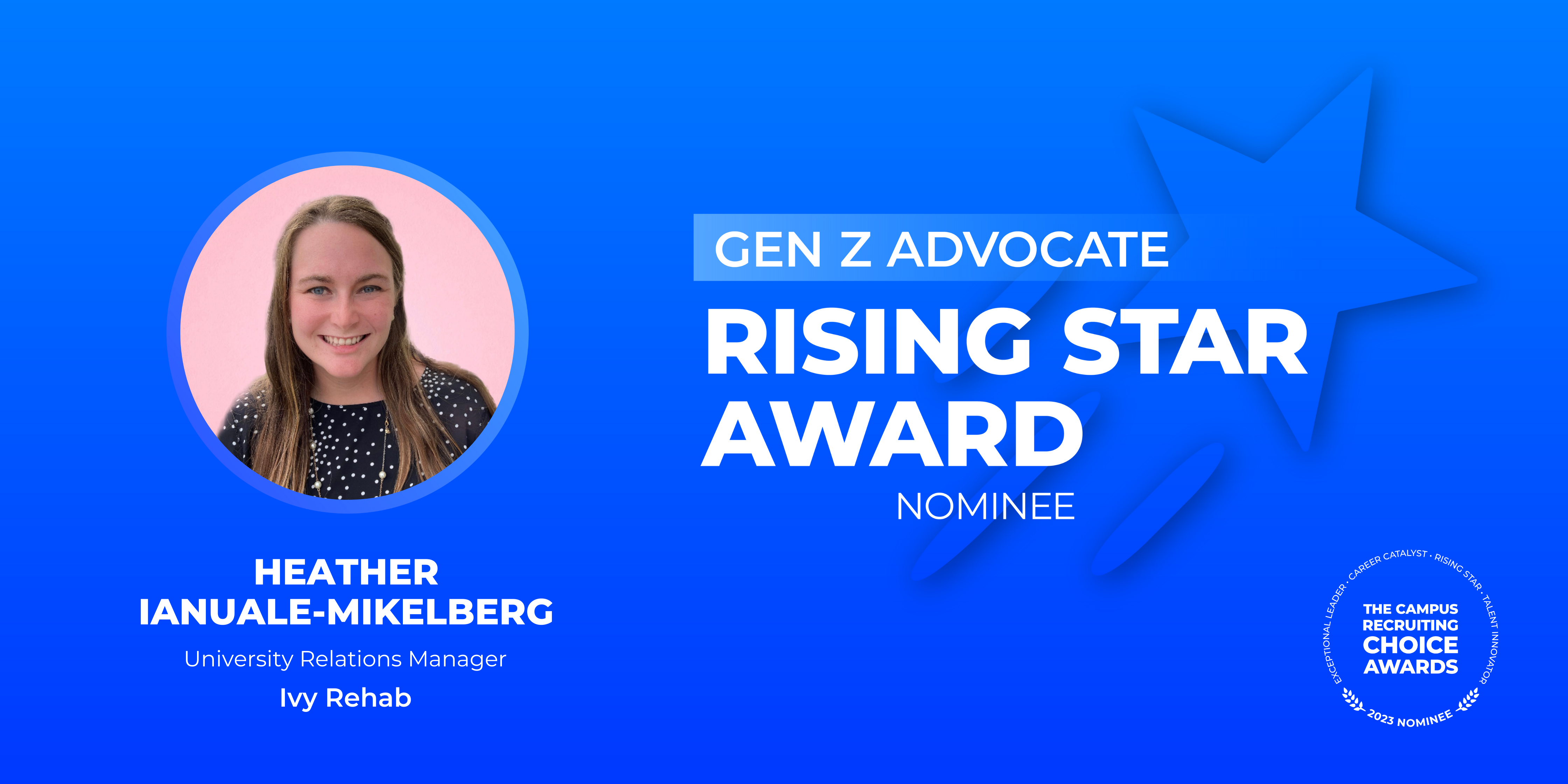 RISING STAR - Gen Z Advocate - Heather Ianuale-Mikelberg