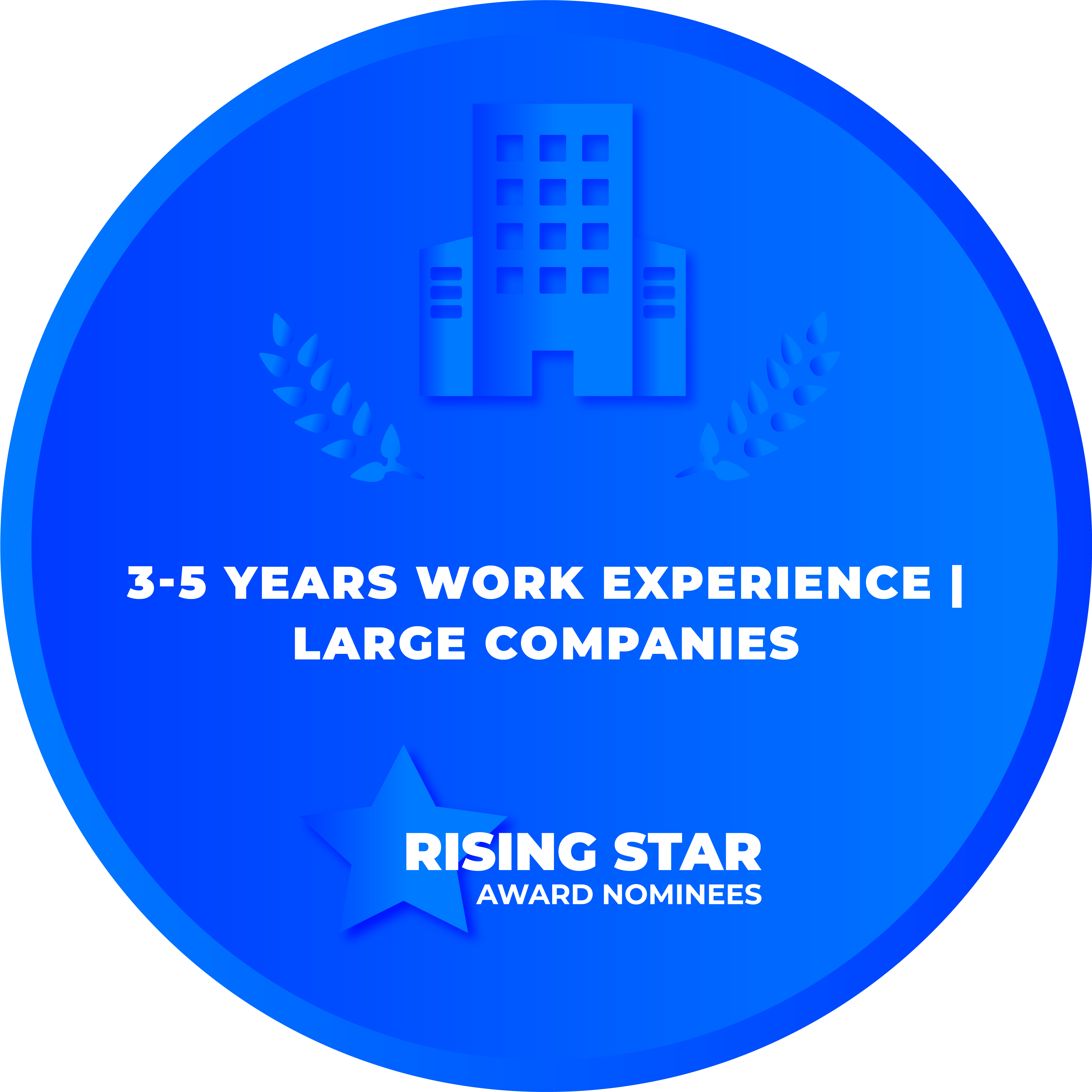 CRCA 2022 - RISING STAR AWARD - 3-5 Years Work Experience Large Companies