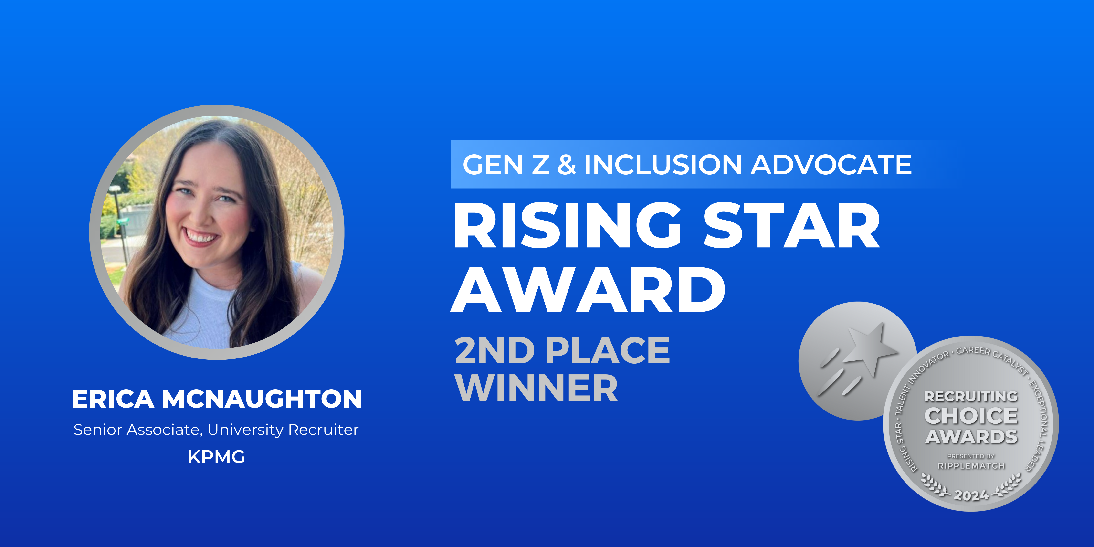 Rising Star Award, Gen Z & Inclusion Advocate - 2nd Place Winner - Erica McNaughton-1