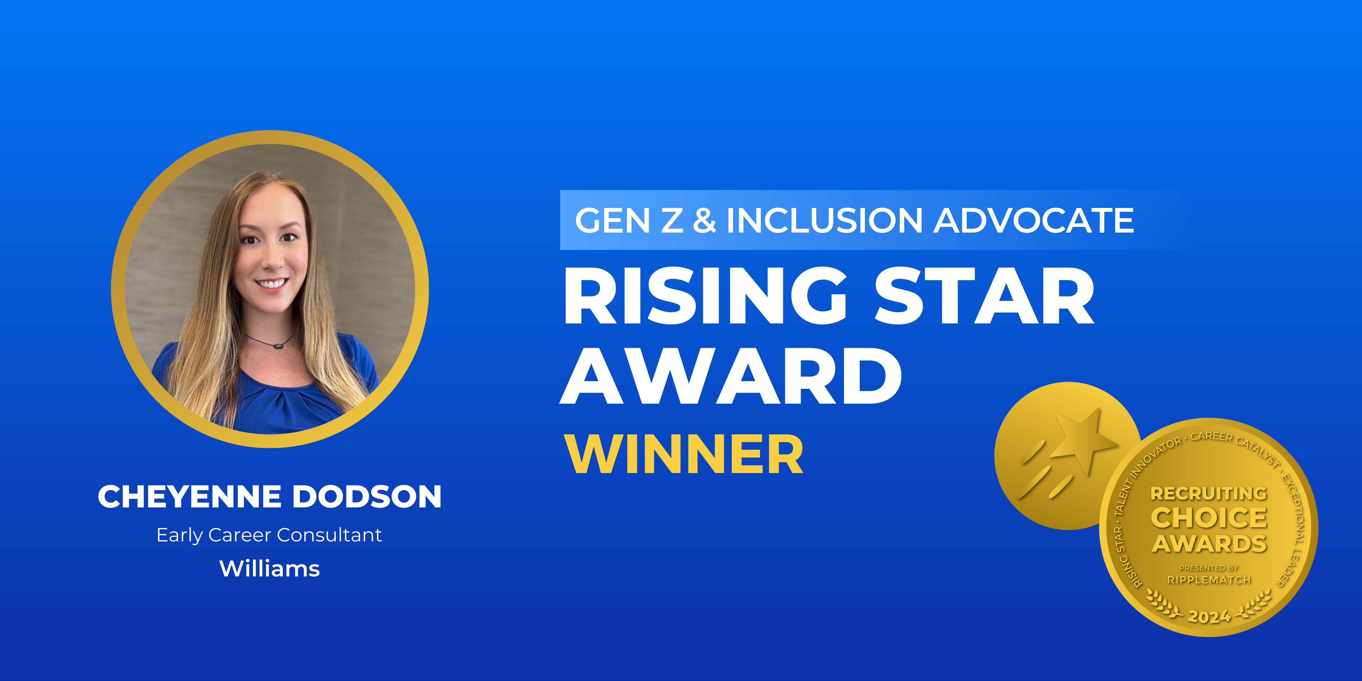 Rising Star Award, Gen Z & Inclusion Advocate - Winner - Cheyenne Dodson-1