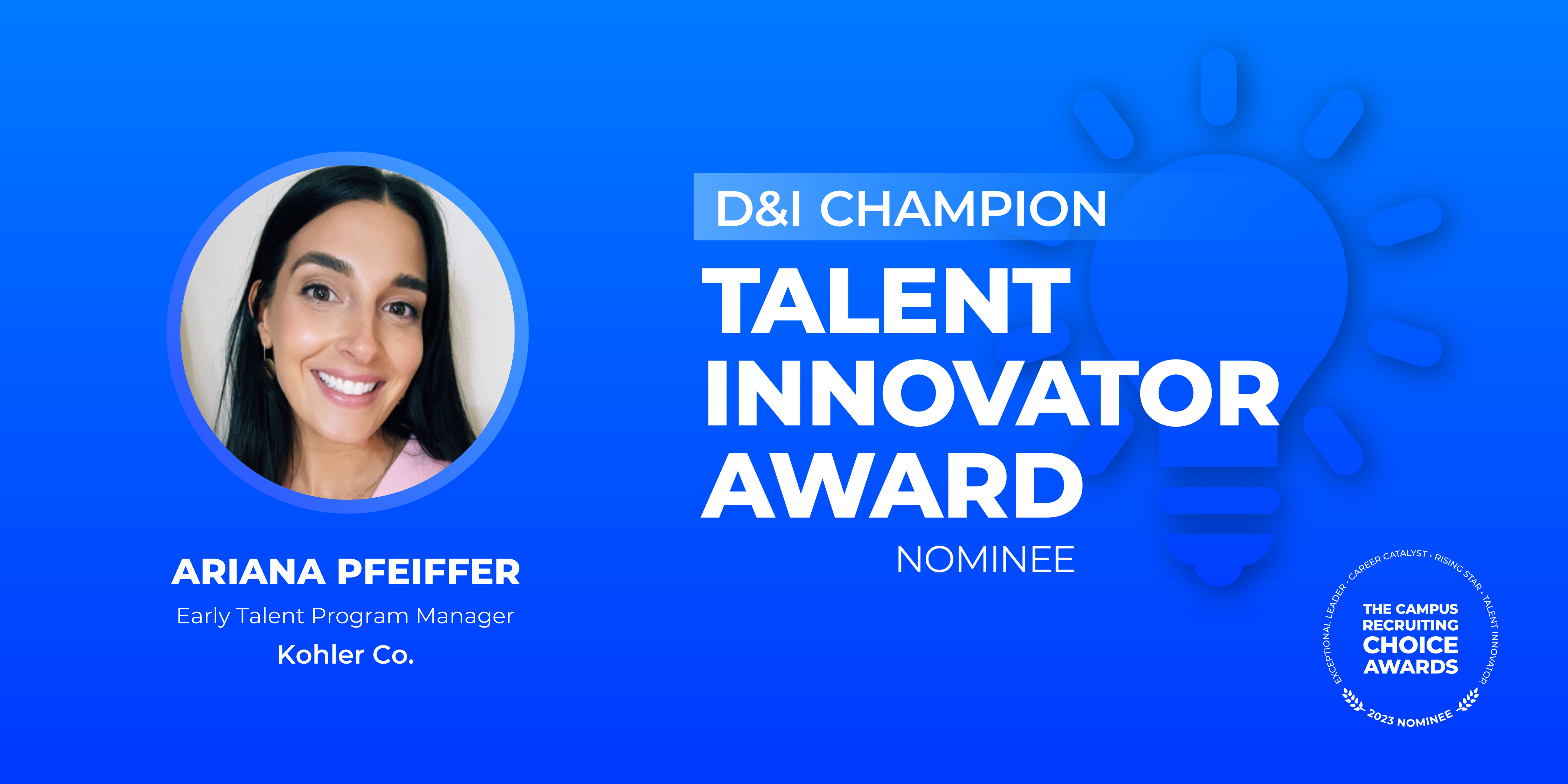 TALENT INNOVATOR - D&I Champion - Ariana Pfeiffer