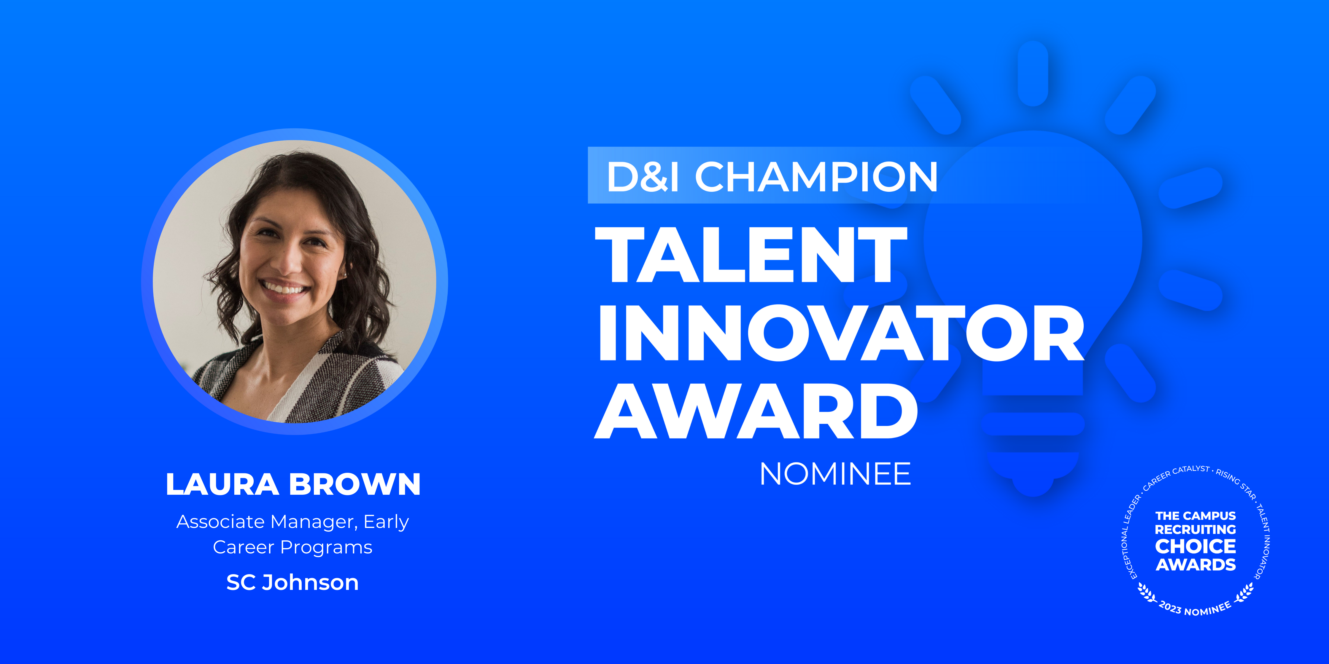 TALENT INNOVATOR - D&I Champion - Laura Brown