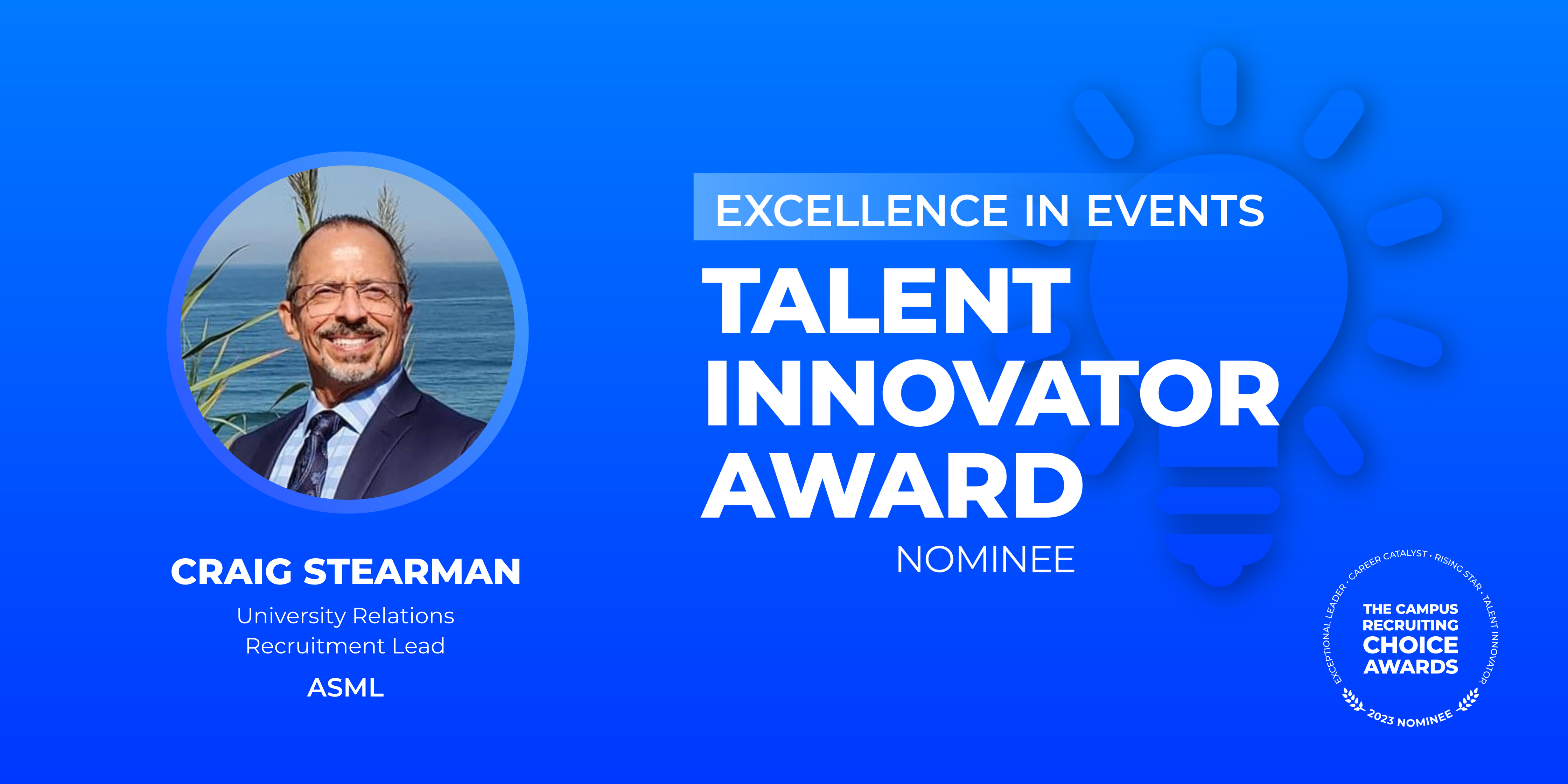 TALENT INNOVATOR - Excellence In Events - Craig Stearman