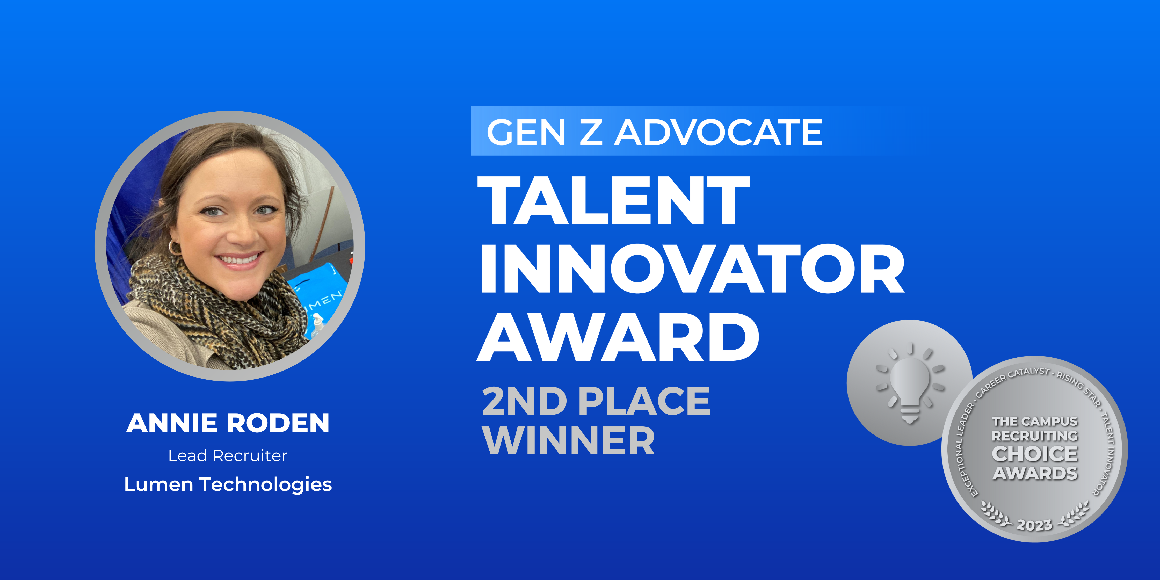 TALENT INNOVATOR - Gen Z Advocate - 2nd Place Winner - Annie Roden-1