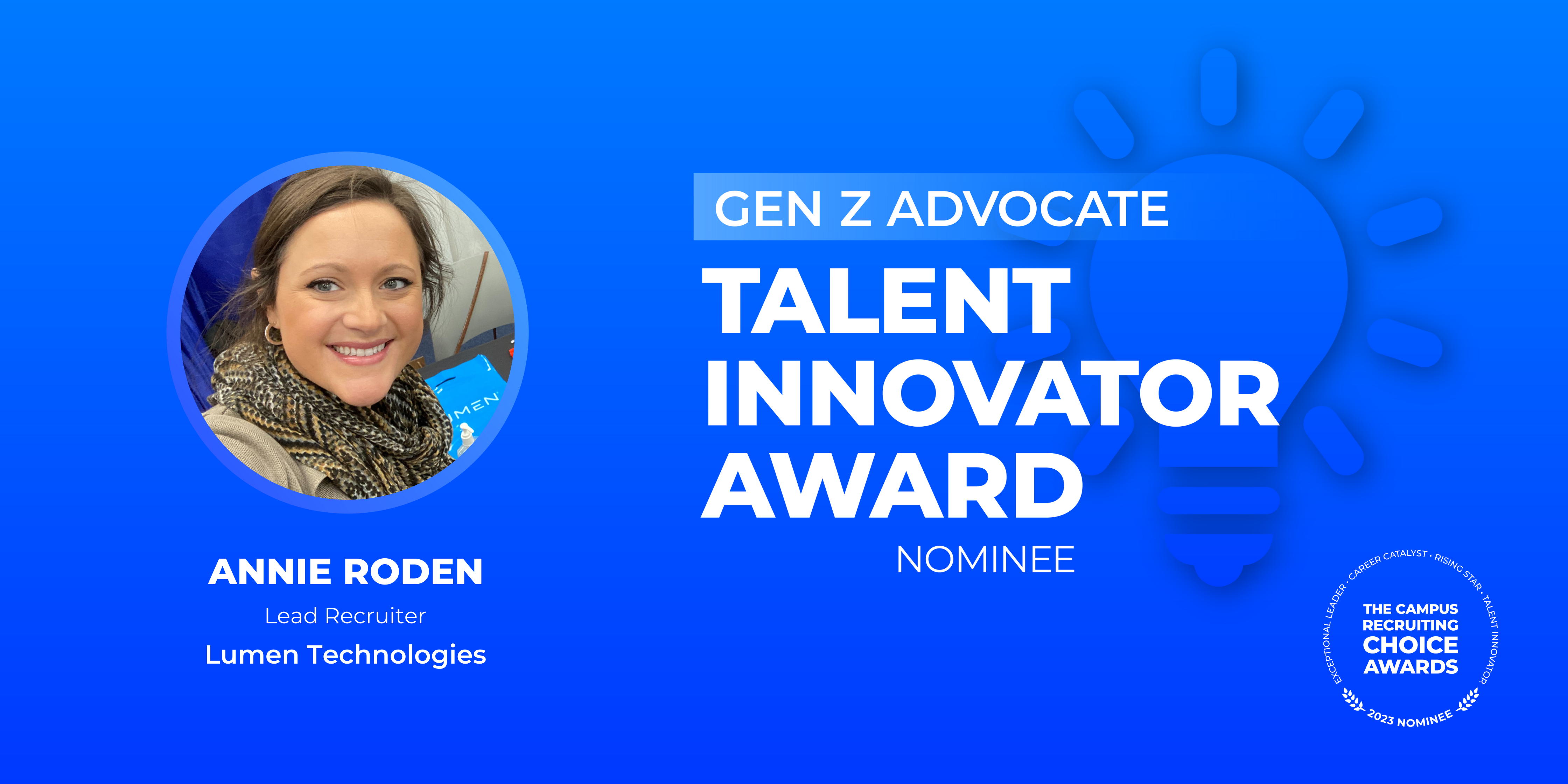 TALENT INNOVATOR - Gen Z Advocate - Annie Roden